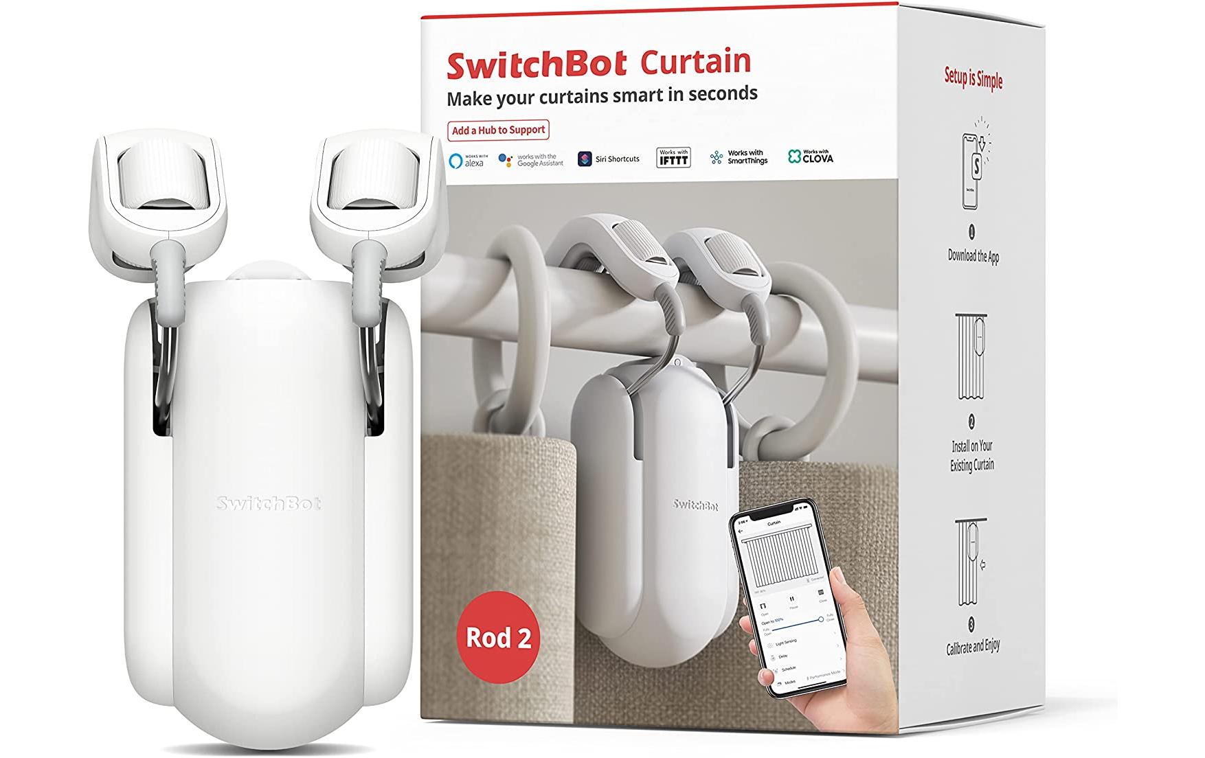 SwitchBot Curtain 2 Weiss kaufen Schweiz | Mediatech.ch