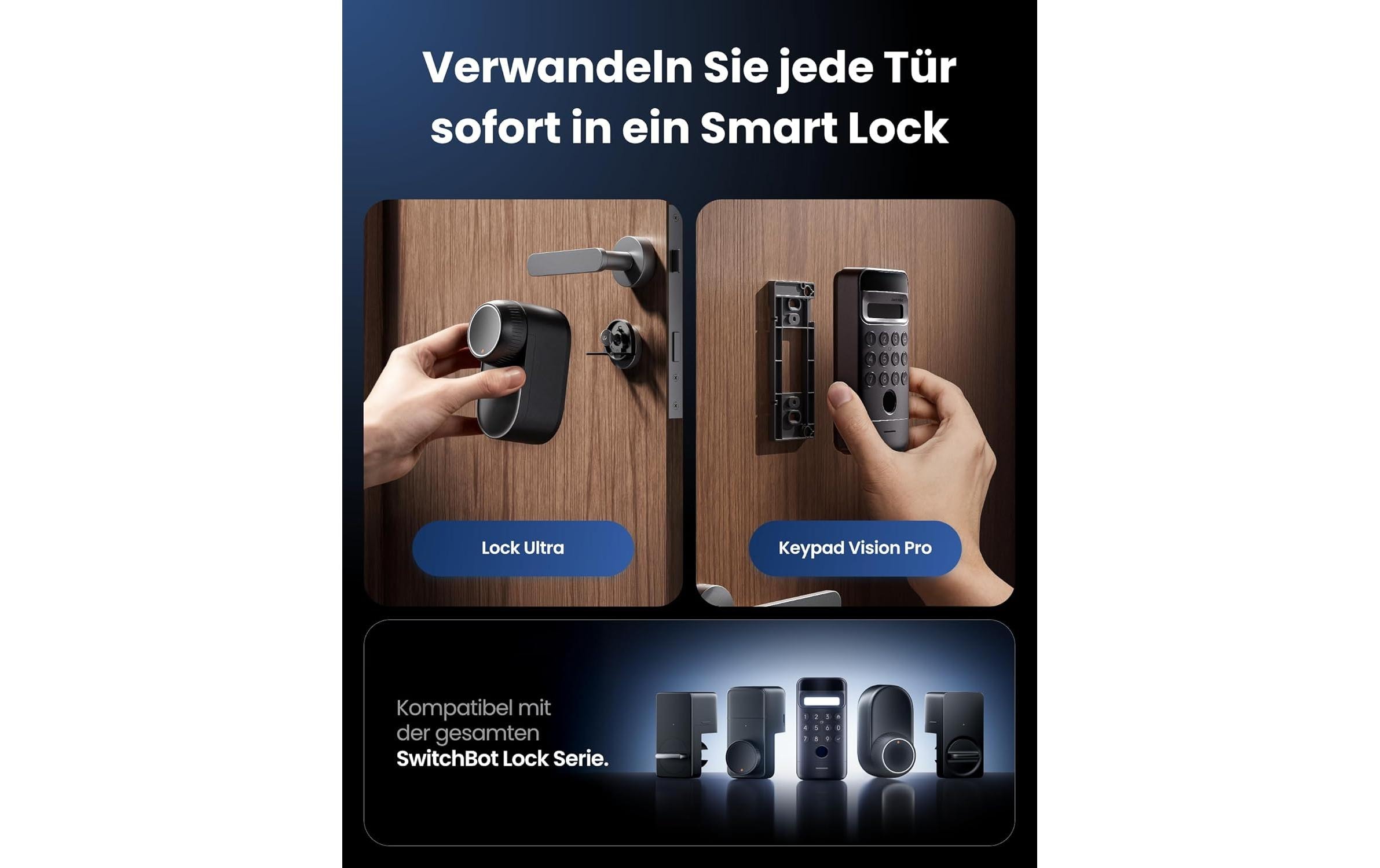 2239781_2 - Mediatech Switchbot Keypad Vision Pro 3D-Gesichtserkennung Fingerabdruck Schwarz
