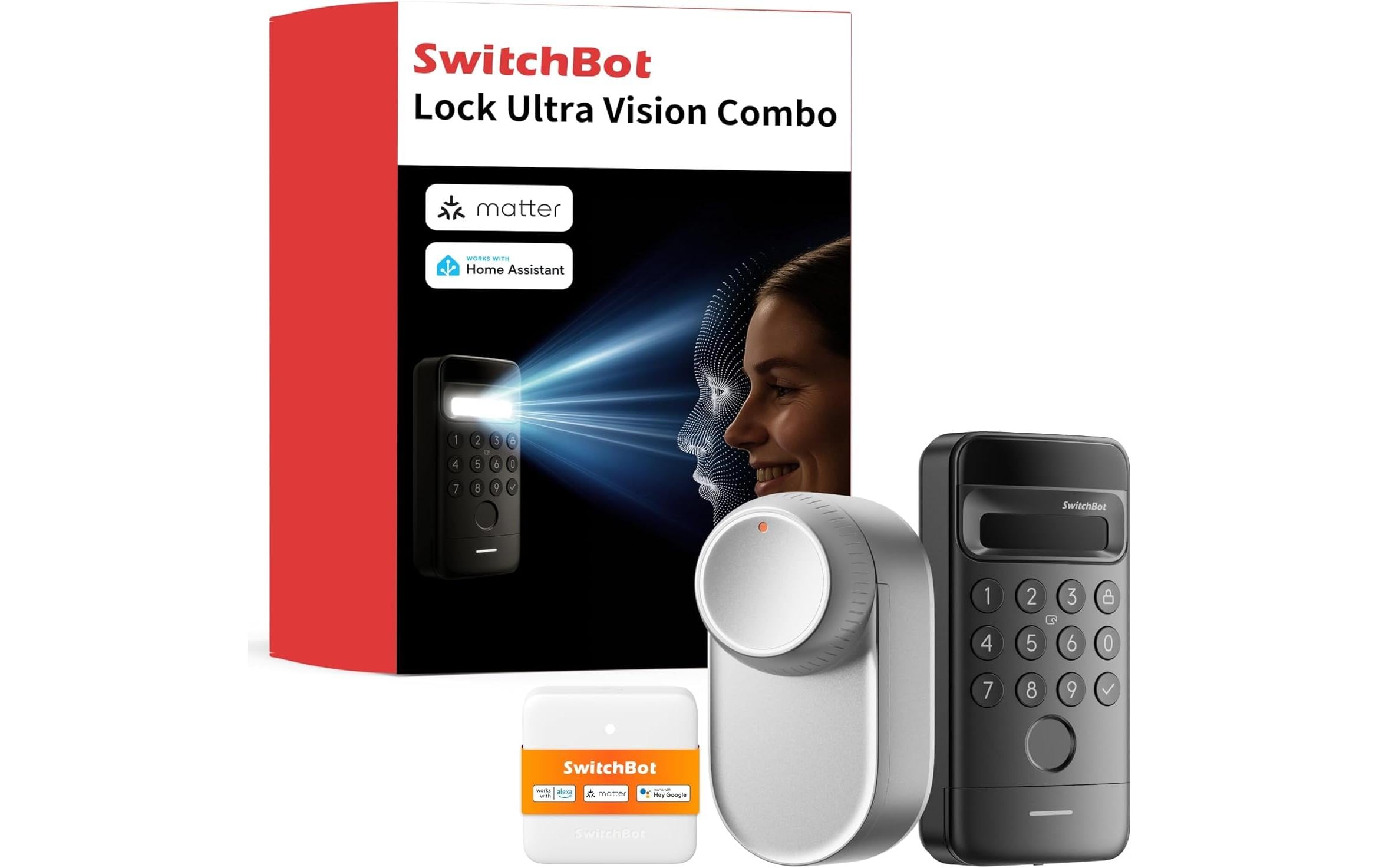 SwitchBot Smart Lock Ultra Vision Bundle Aluminium kaufen Schweiz | Mediatech.ch