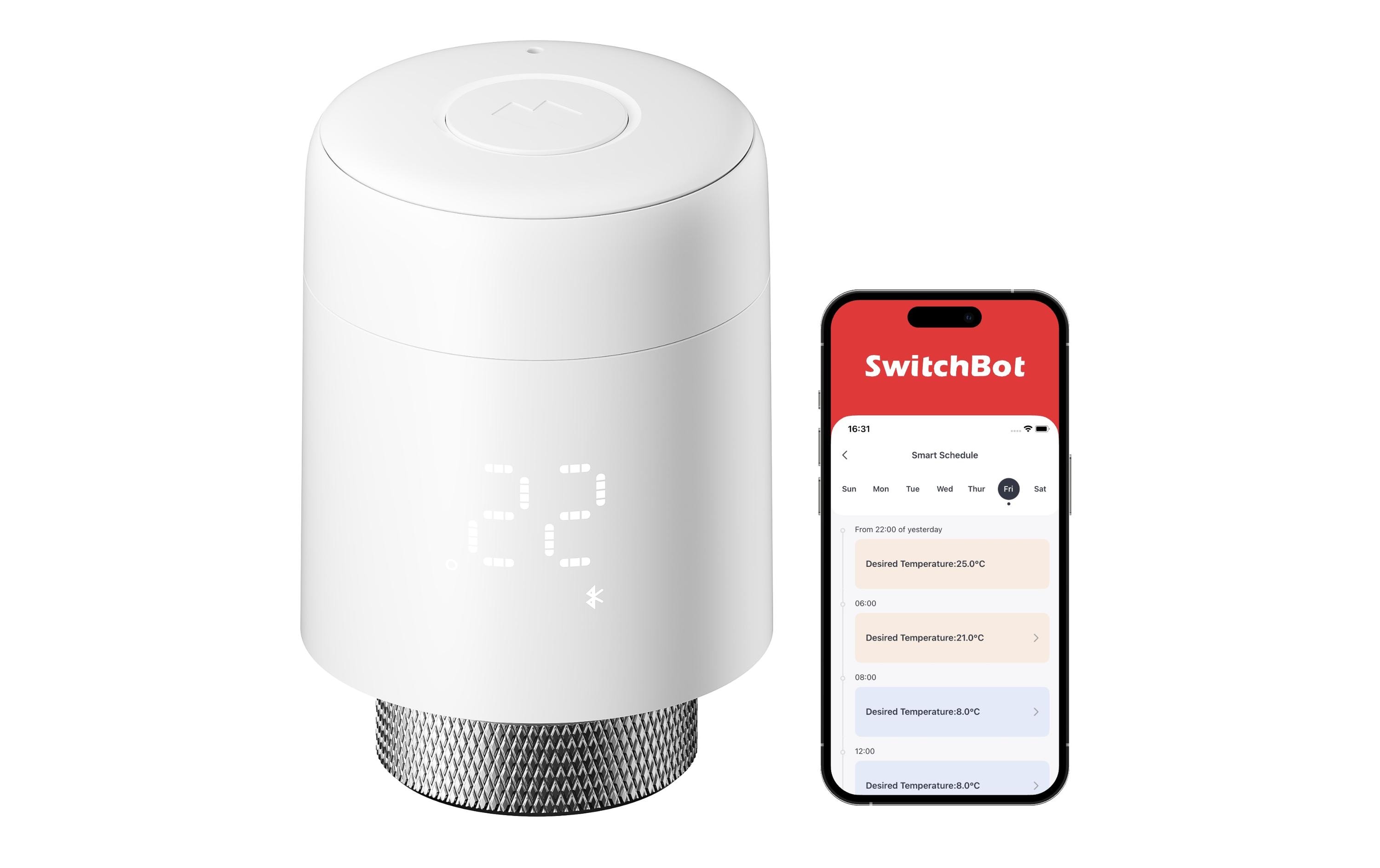 Switchbot Smartes Heizkörperthermostat Weiss kaufen Schweiz | Mediatech.ch