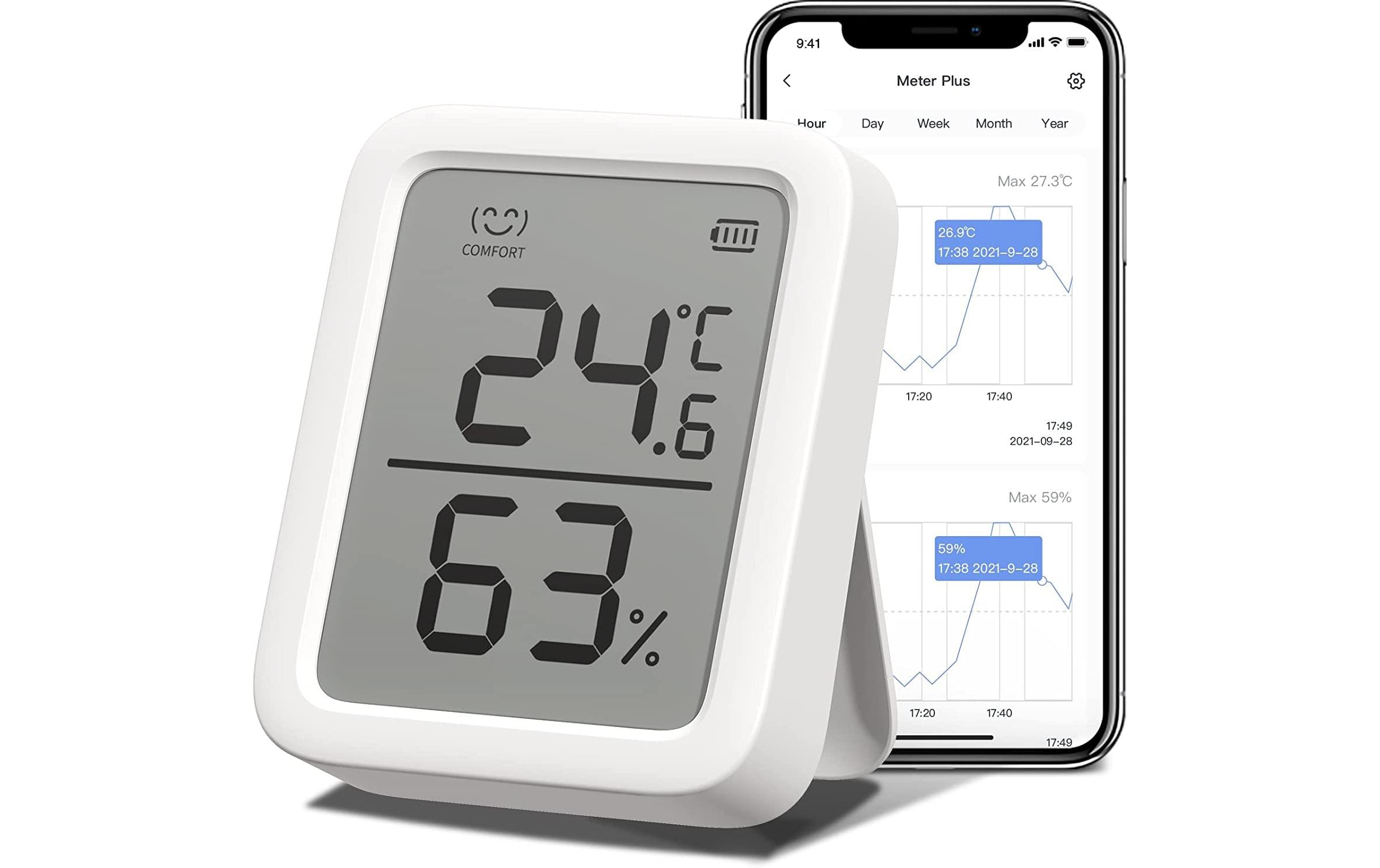 Switchbot Smartes Innen-Thermometer & Weiss