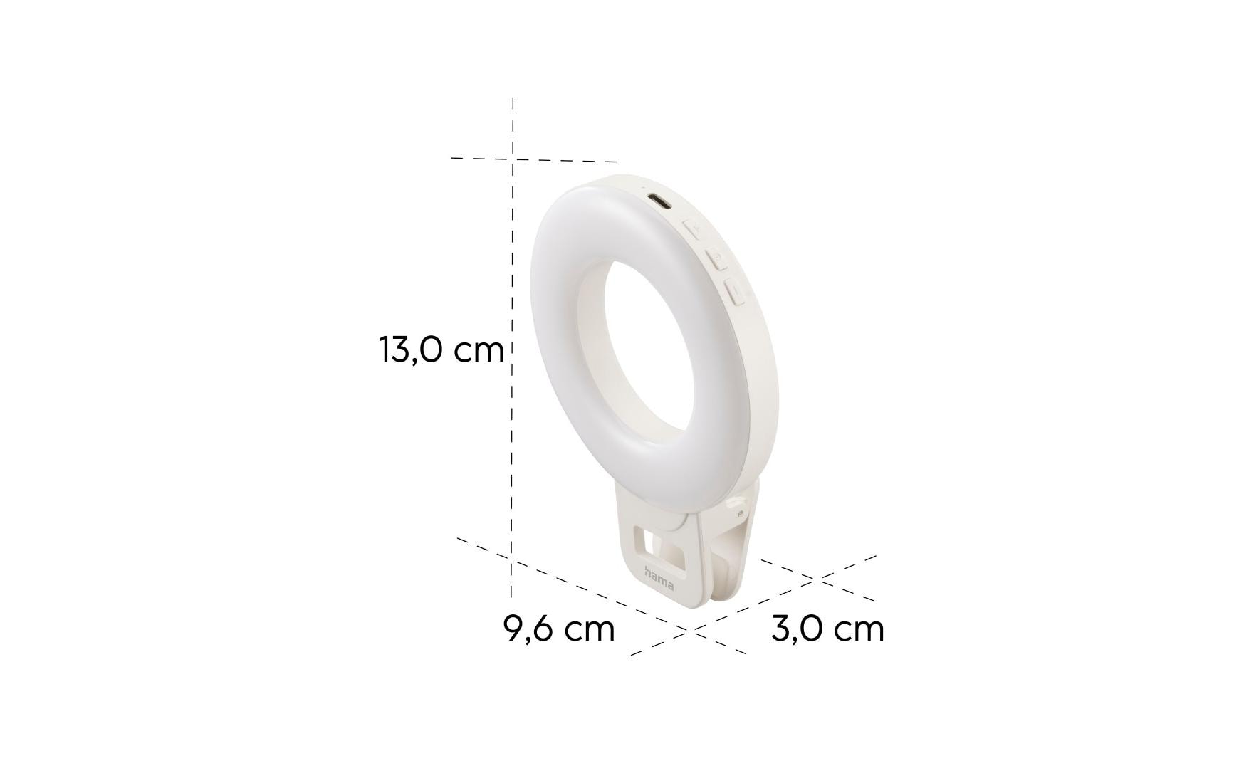 2240400_4 - Mediatech Hama ToGo Clip-On, aufladbar, weiss