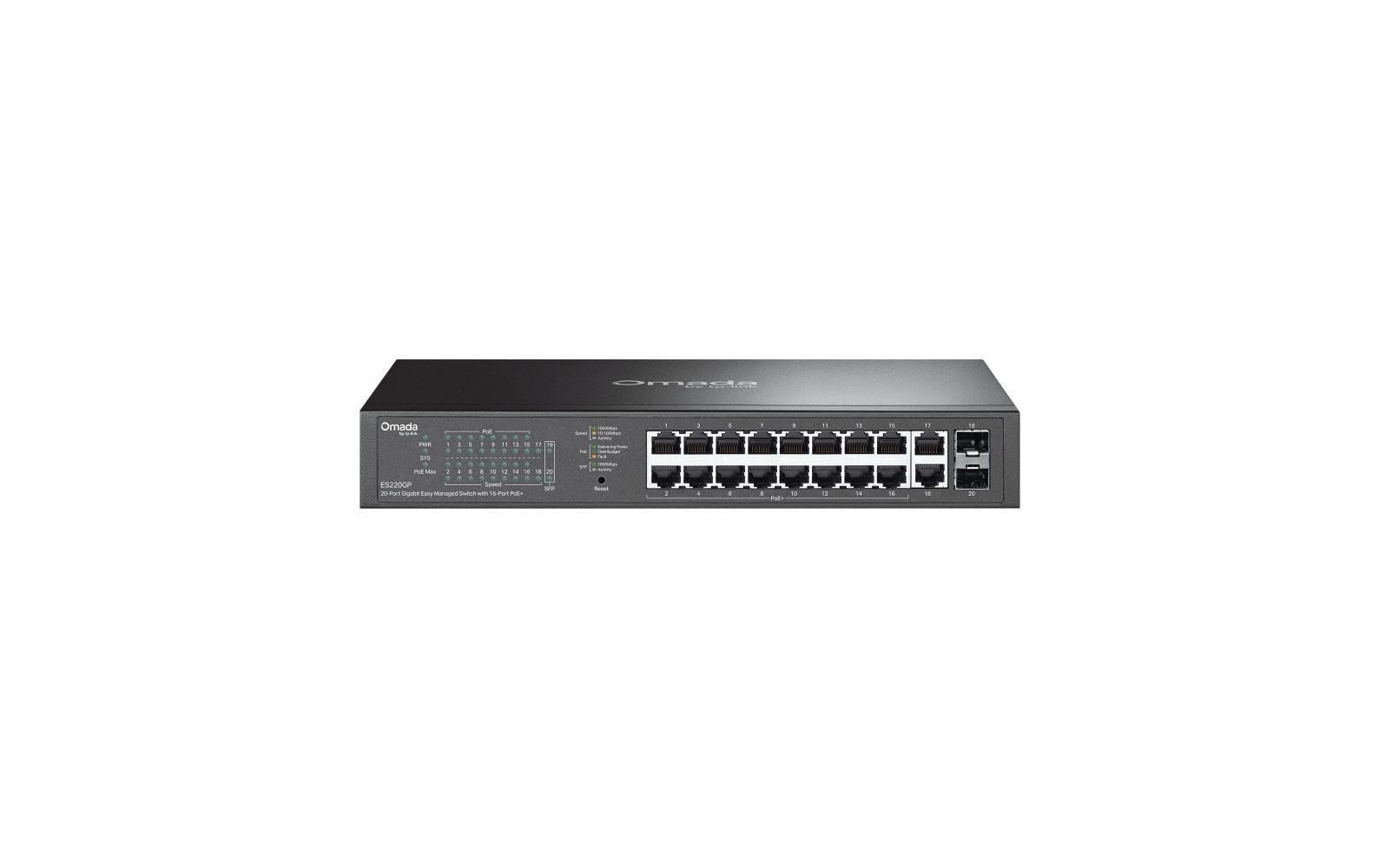 TP-Link ES220GP Easy Managed Switch 16 Port PoE+ kaufen Schweiz | Mediatech.ch