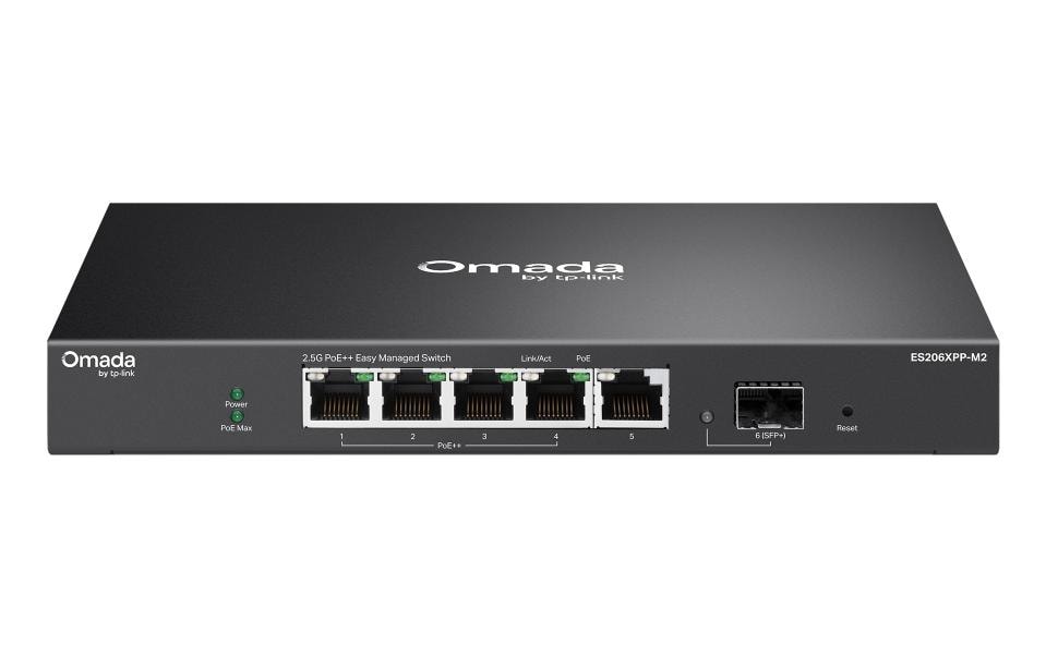 TP-Link ES206XPP-M2 Easy Managed Switch 4x 2.5G PoE++ Ports kaufen Schweiz | Mediatech.ch