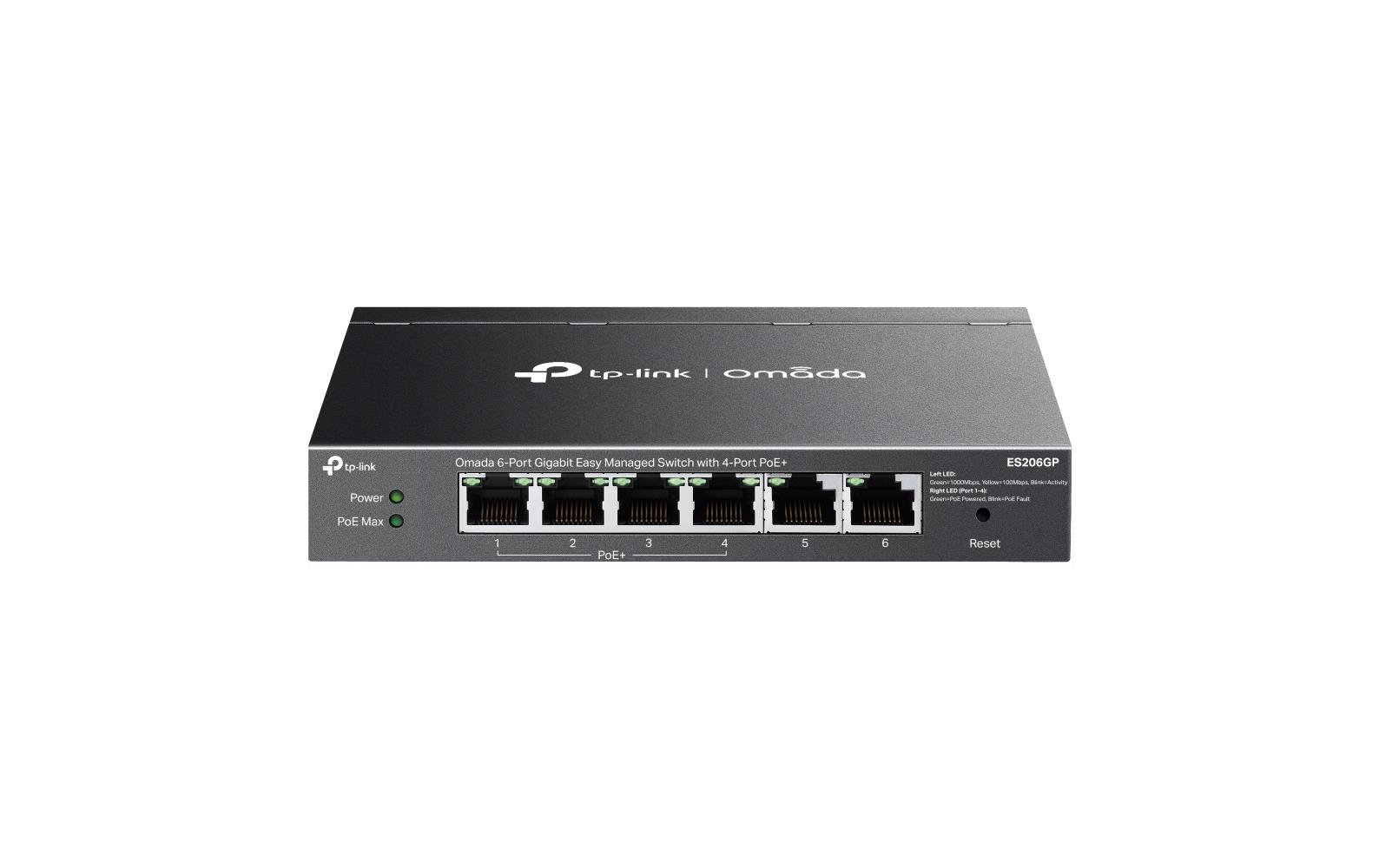 TP-Link ES206GP Easy Managed Switch 4x Gigabit PoE+ Ports kaufen Schweiz | Mediatech.ch