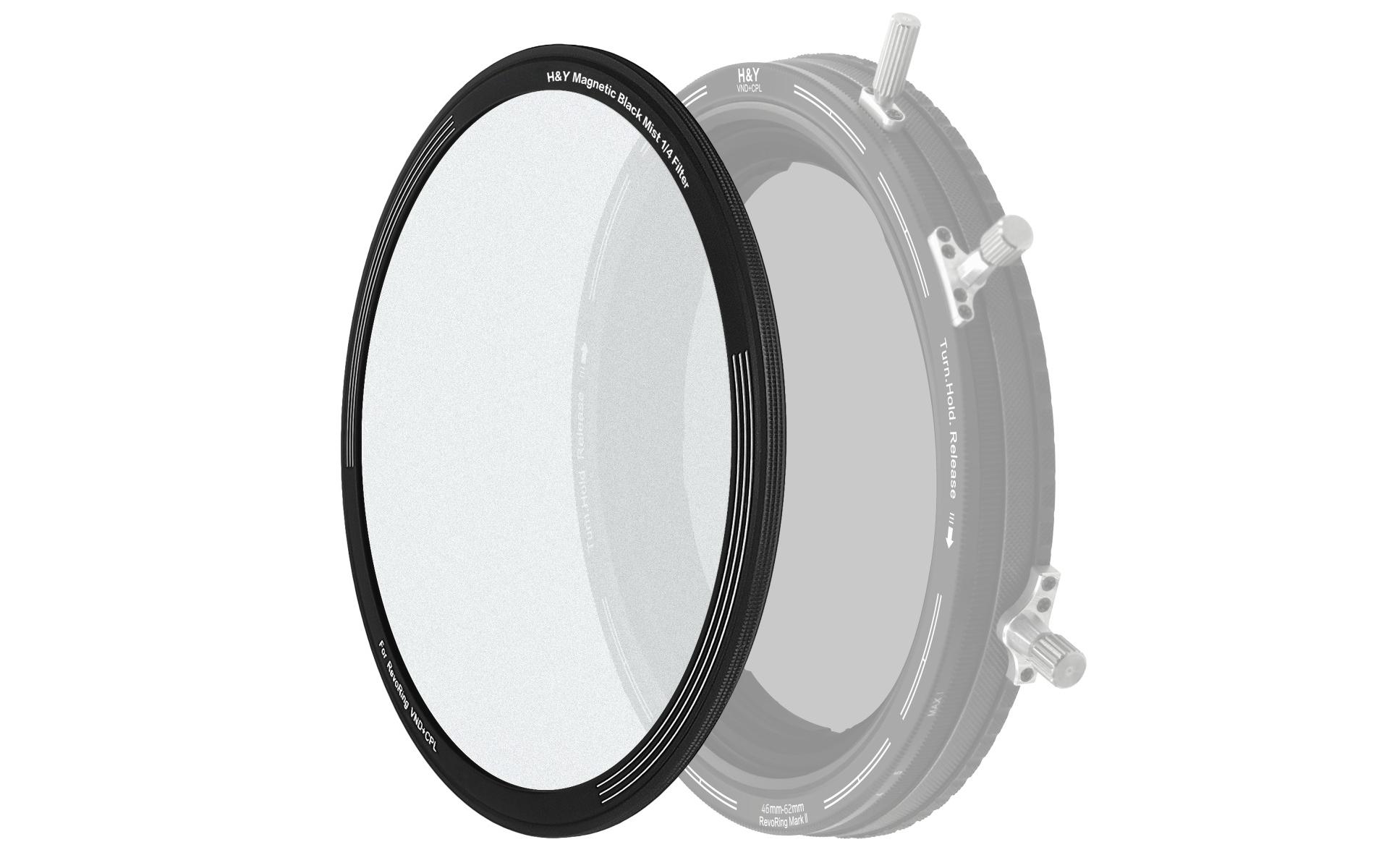 H&Y RevoRing Black Promist Magnetisch, 1/4, 58-77 mm