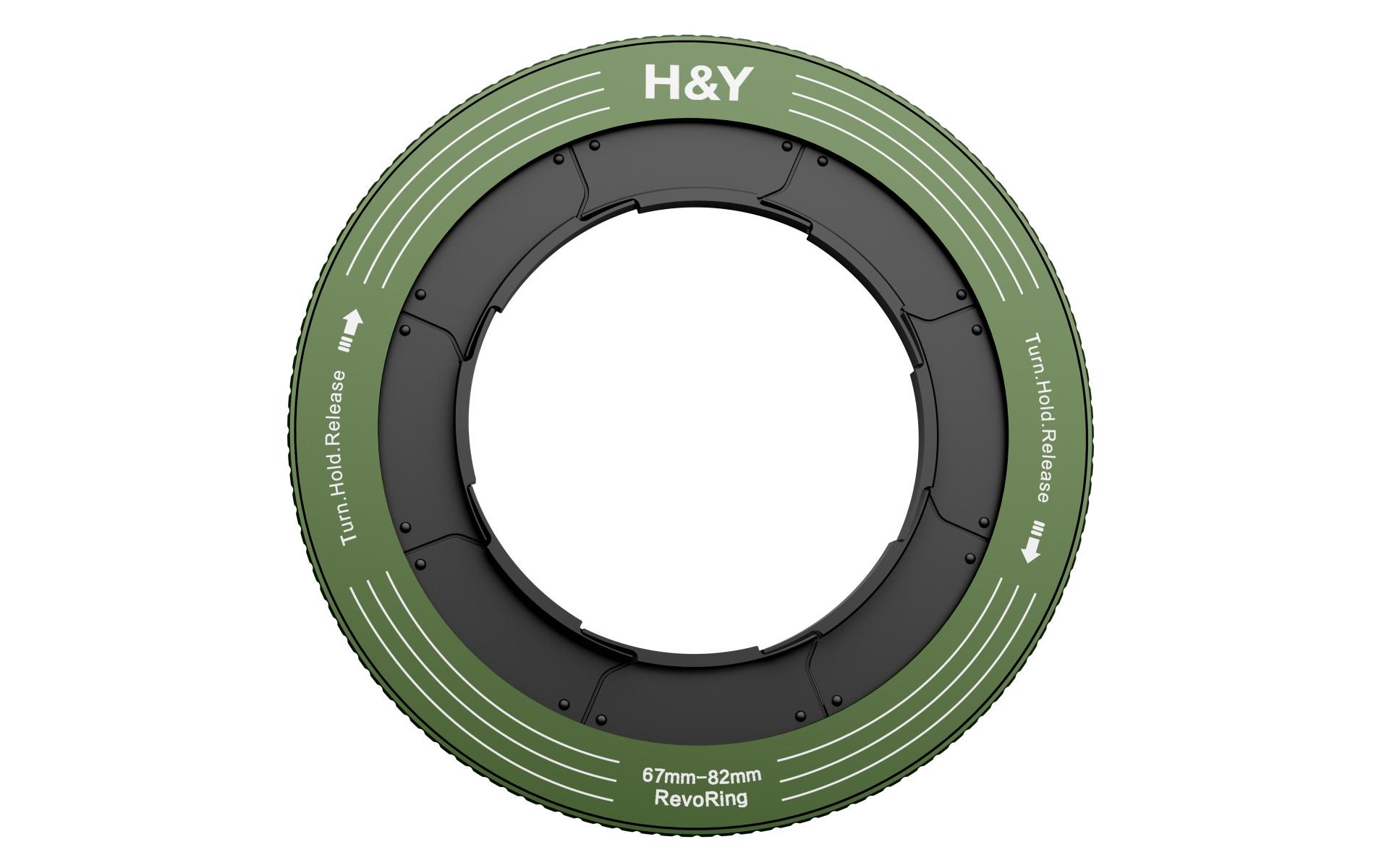 H&Y RevoRing 67-82 mm, Vintage Grün
