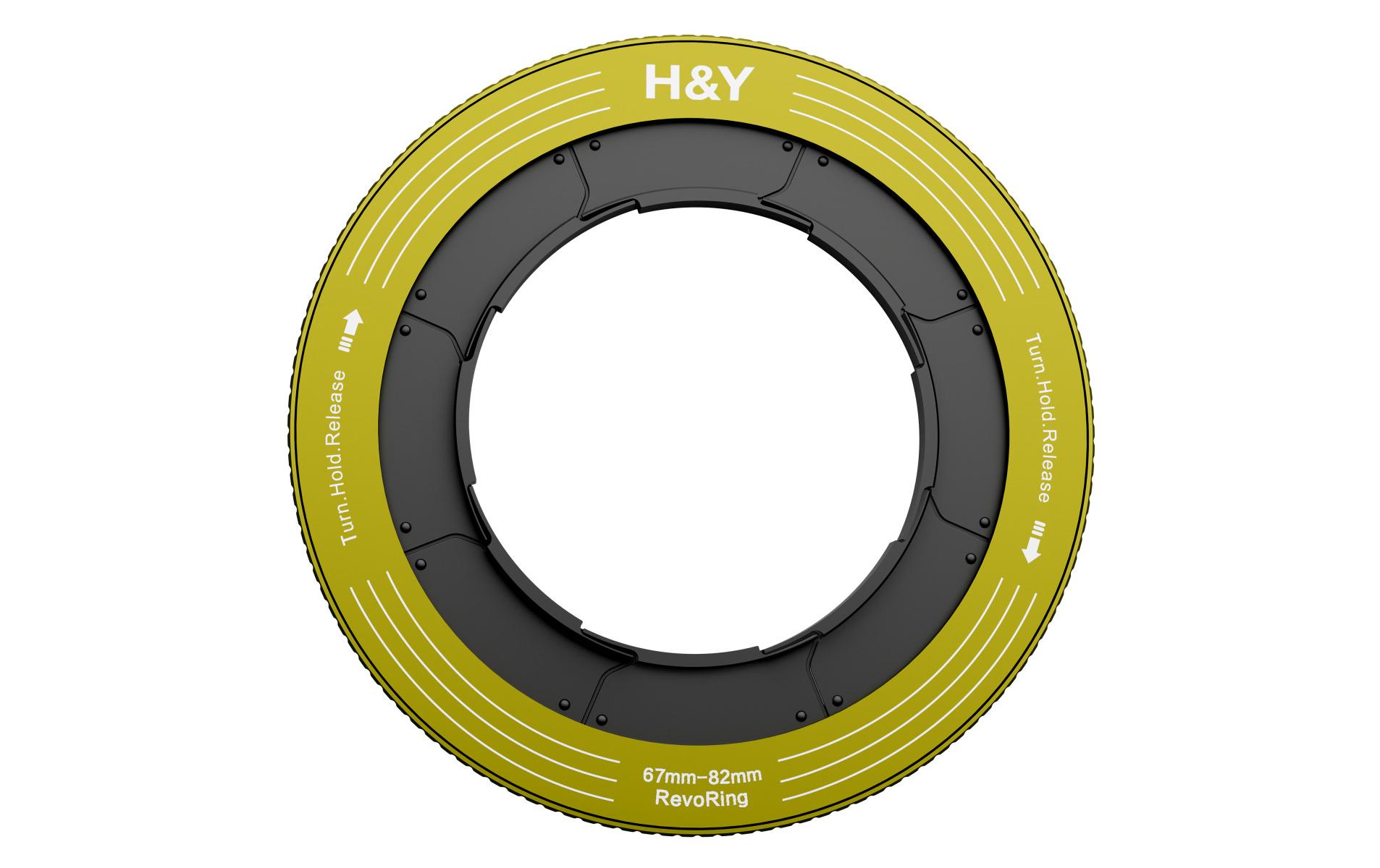 H&Y RevoRing 67-82 mm Gelb