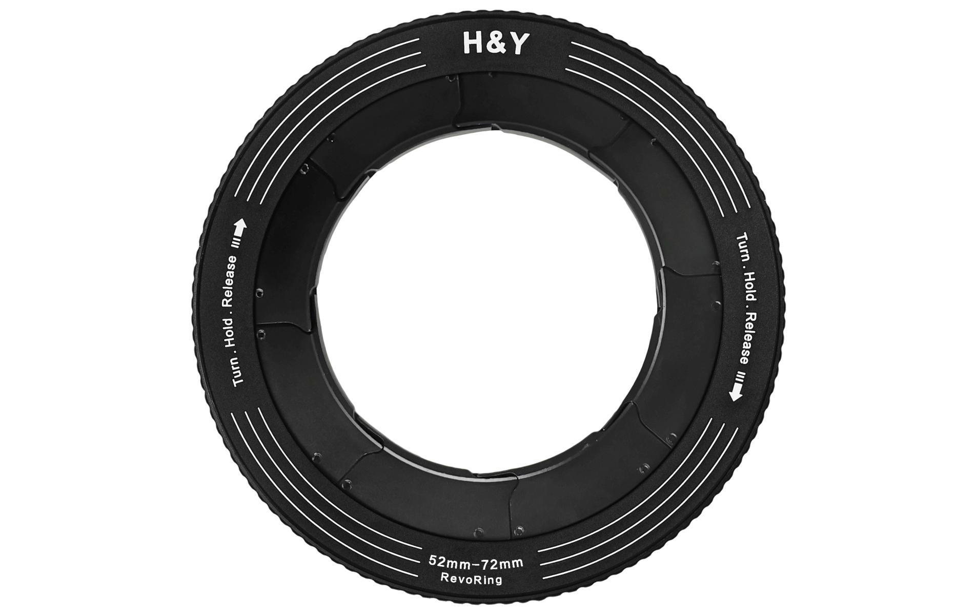 H&Y RevoRing Variabel, 52-72 mm, für 77 mm Filter