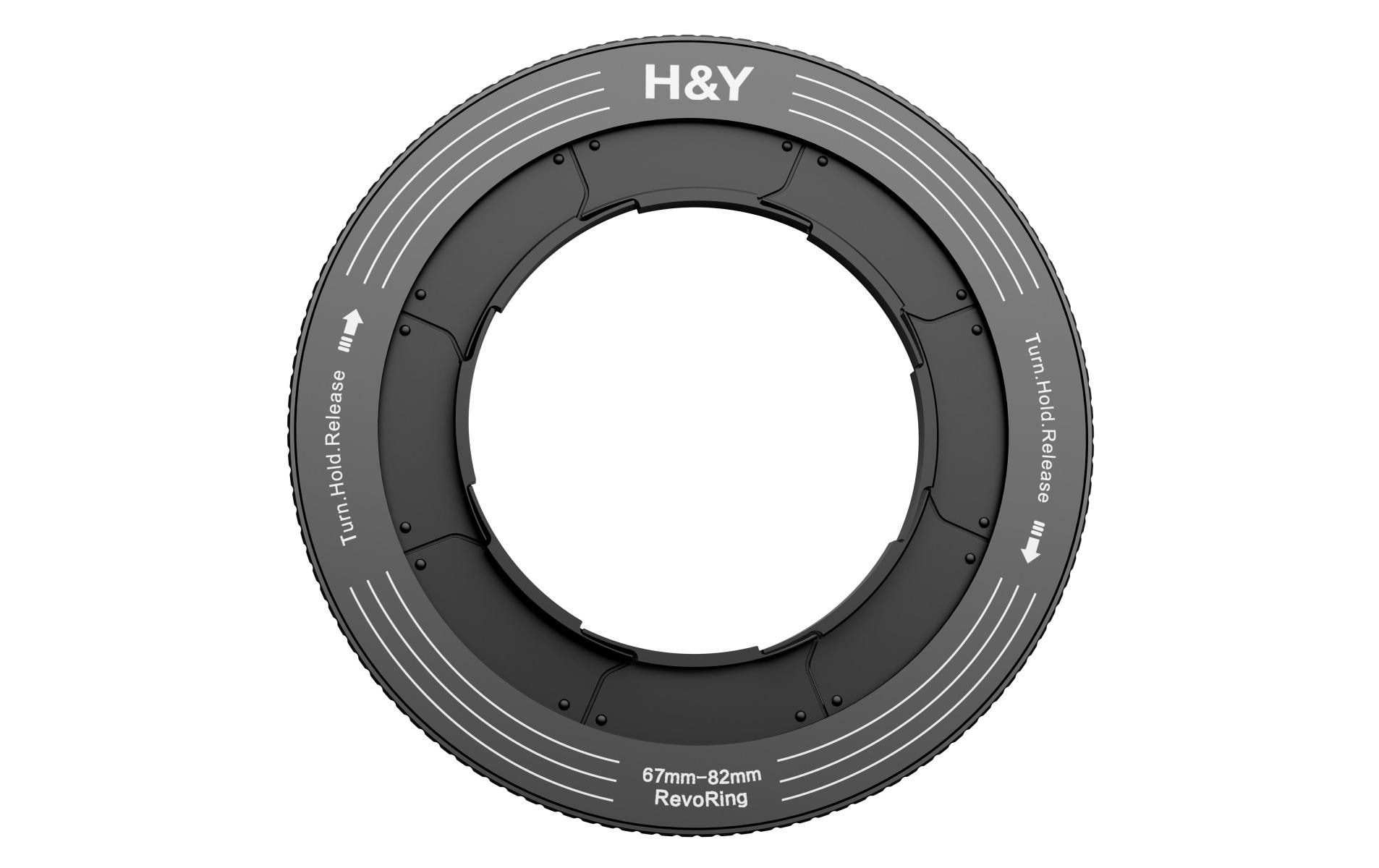 H&Y RevoRing Variable, 67-82mm, Titanium Grau
