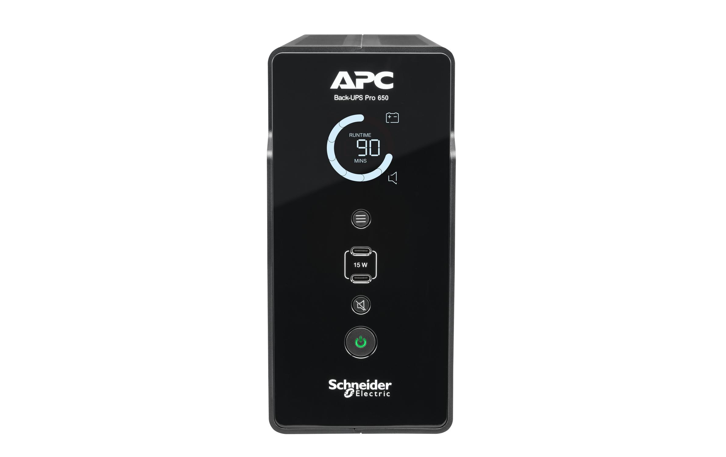 2242182_1 - Mediatech APC USV BR650G2I, 650VA/400W Line Interaktiv, Tower, LCD Display