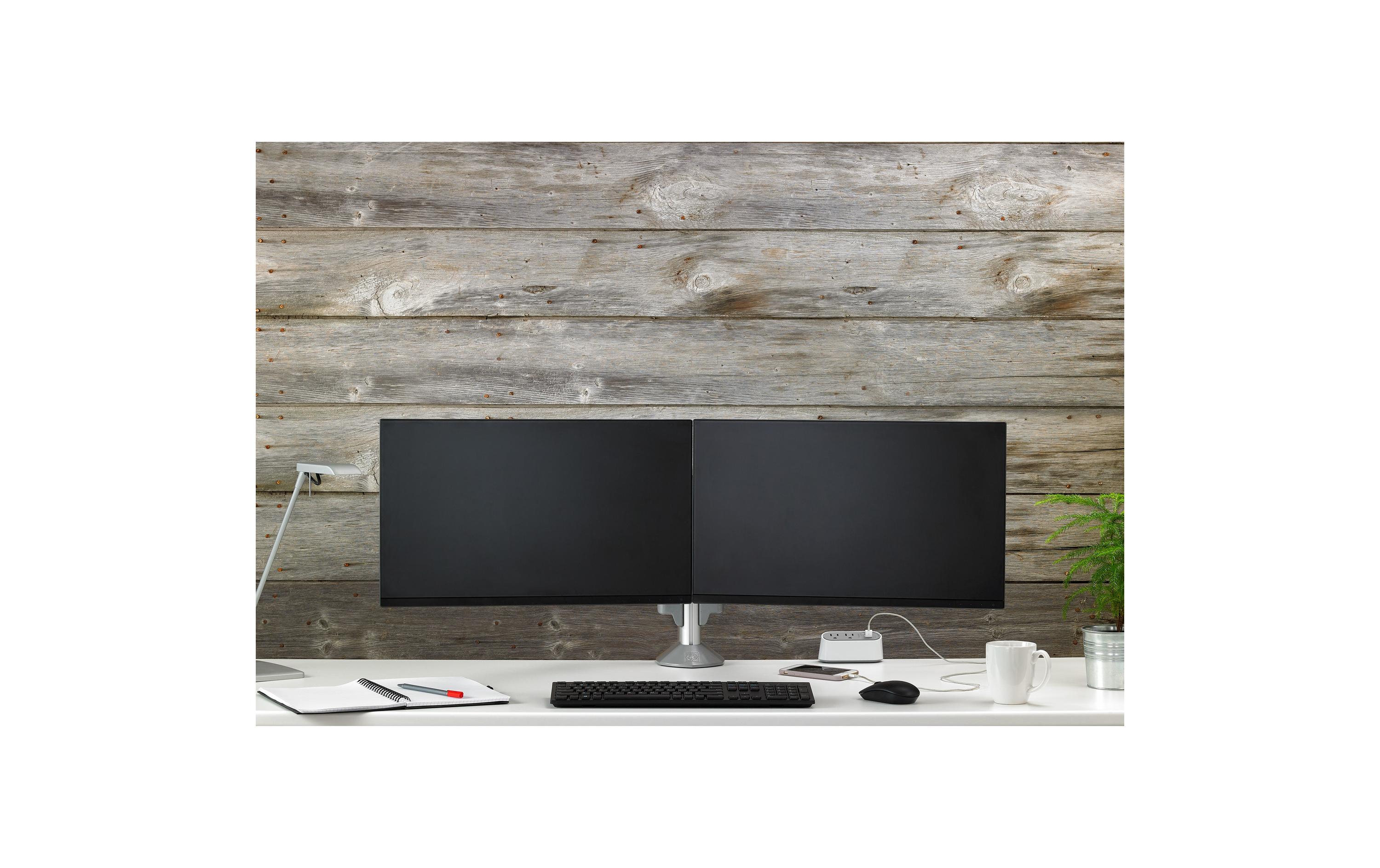 2242282_3 - Mediatech CHIEF KXC220B KONTOUR, KX Low-Profile Dual Monitor Arm