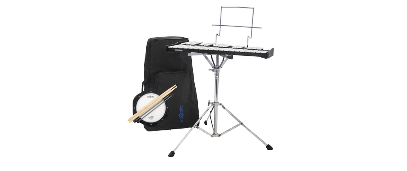 Majestic AK32P Glockenspiel & PP Kit mit Ständer und Rucksack