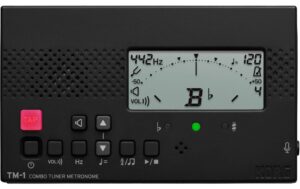 Korg, Tuner & Metronom TM-1 Schwarz Combo Tuner Metronom