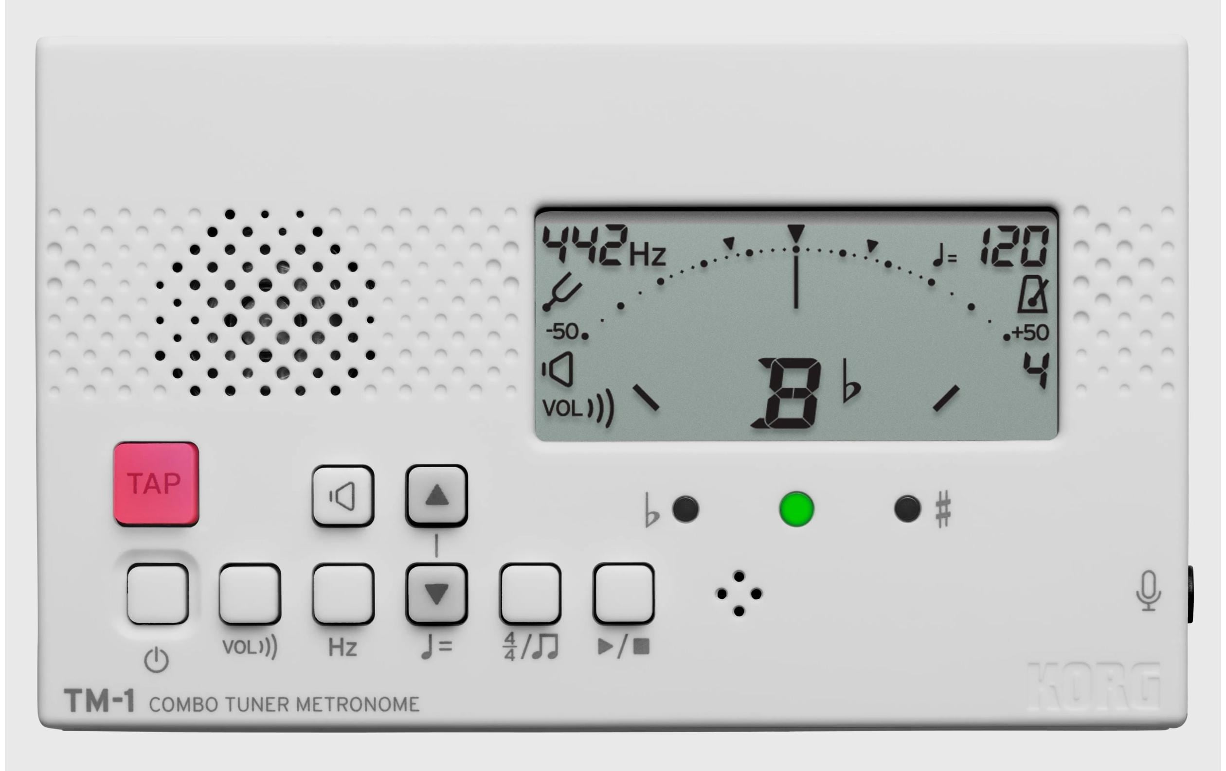 Korg, Tuner & Metronom TM-1 Weiss Combo Tuner Metronom
