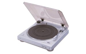 Denon DP-29F silber, Plattenspieler Vollautomatischer Plattenspieler