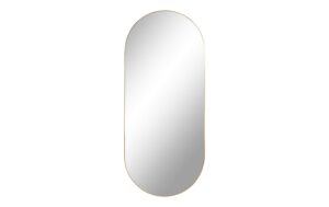 House Nordic Wandspiegel Jersey Brass, 35x80 cm, Metall