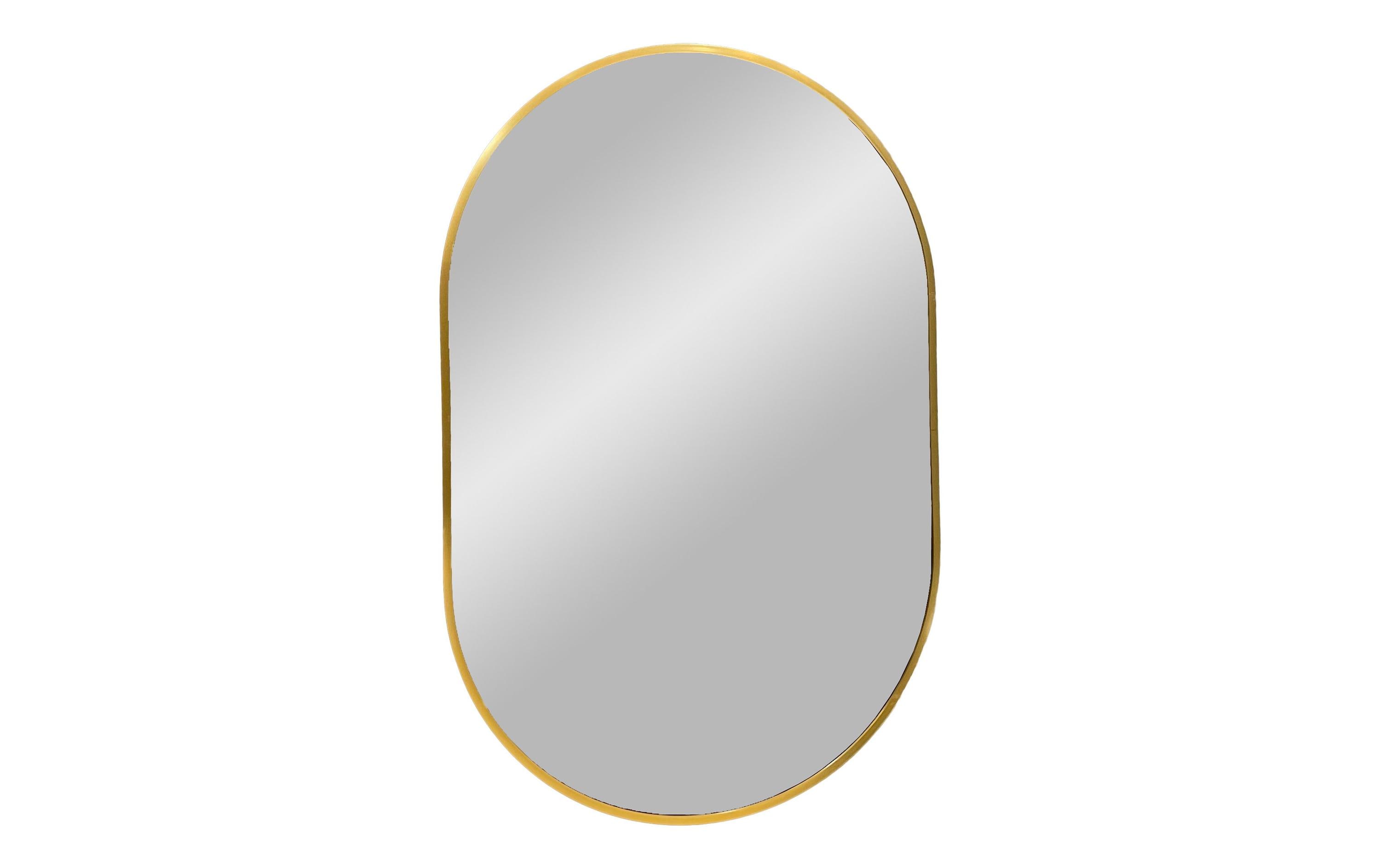 House Nordic Wandspiegel Madrid, Brass 50x80 cm, Aluminimum kaufen Schweiz | Mediatech.ch