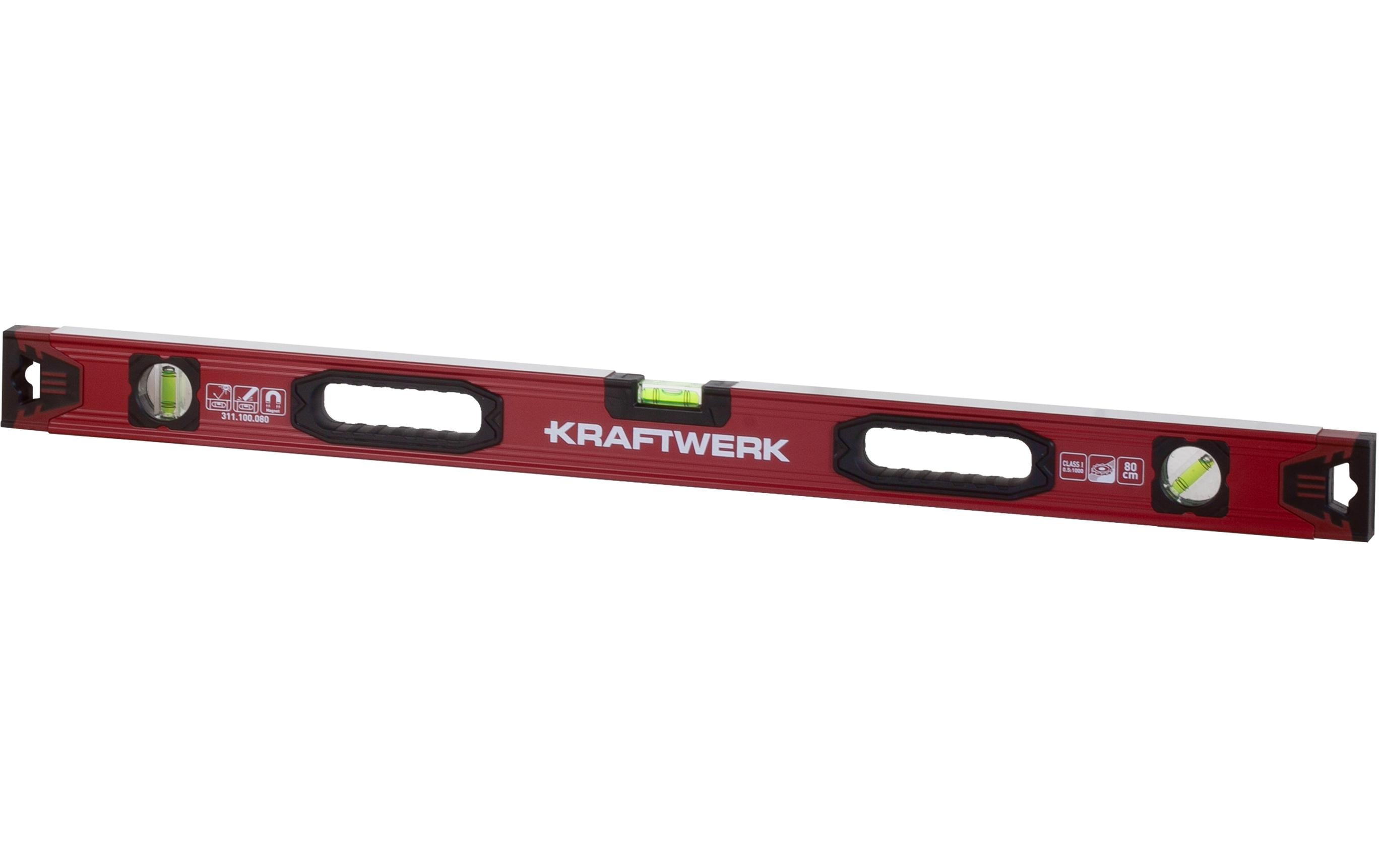 Kraftwerk PRO LINE Wasserwaage 80 cm magnetisch, 0.5 mm/m Toleranz kaufen Schweiz | Mediatech.ch