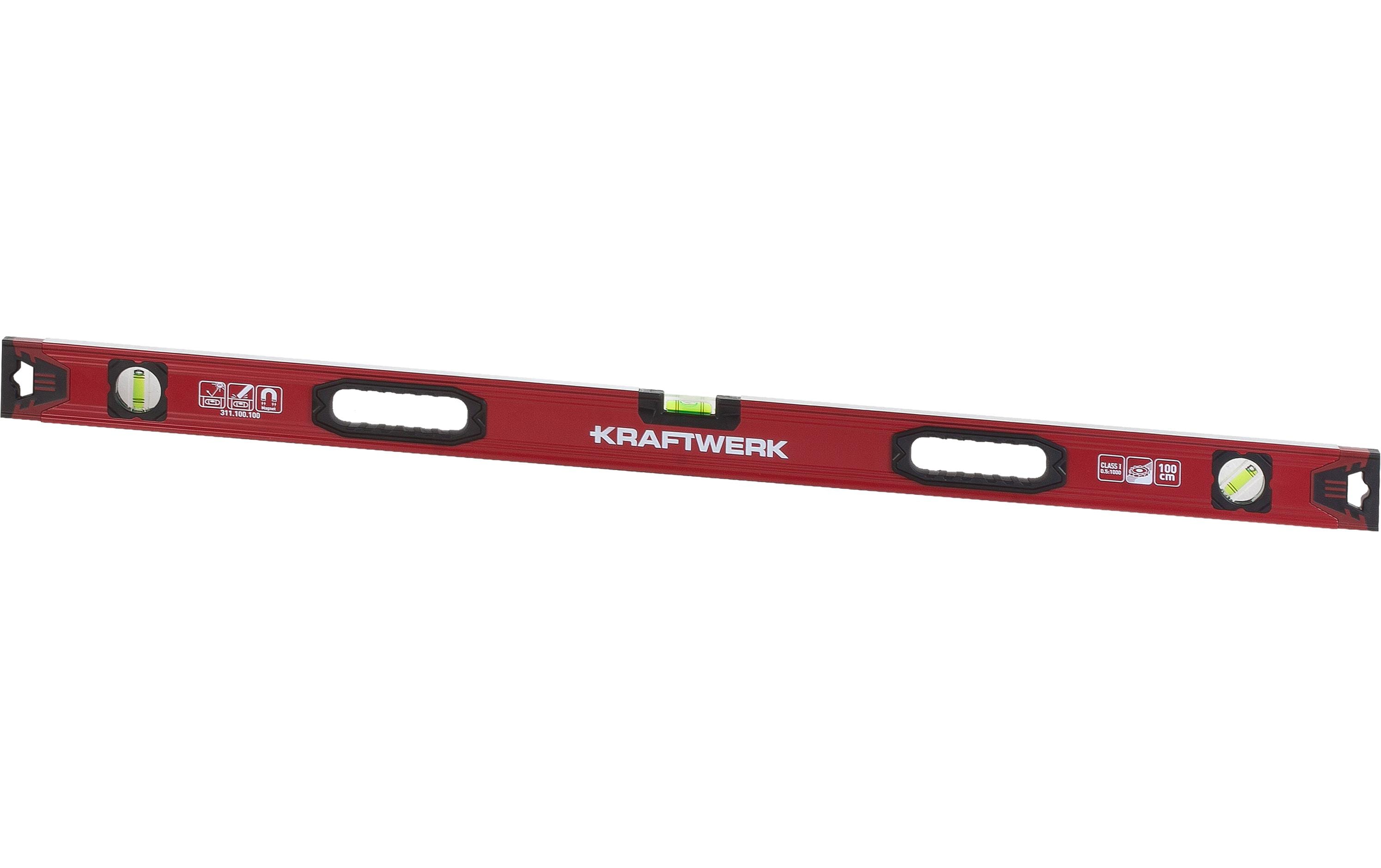 Kraftwerk PRO LINE Wasserwaage 100 cm magnetisch, 0.5 mm/m Toleranz kaufen Schweiz | Mediatech.ch