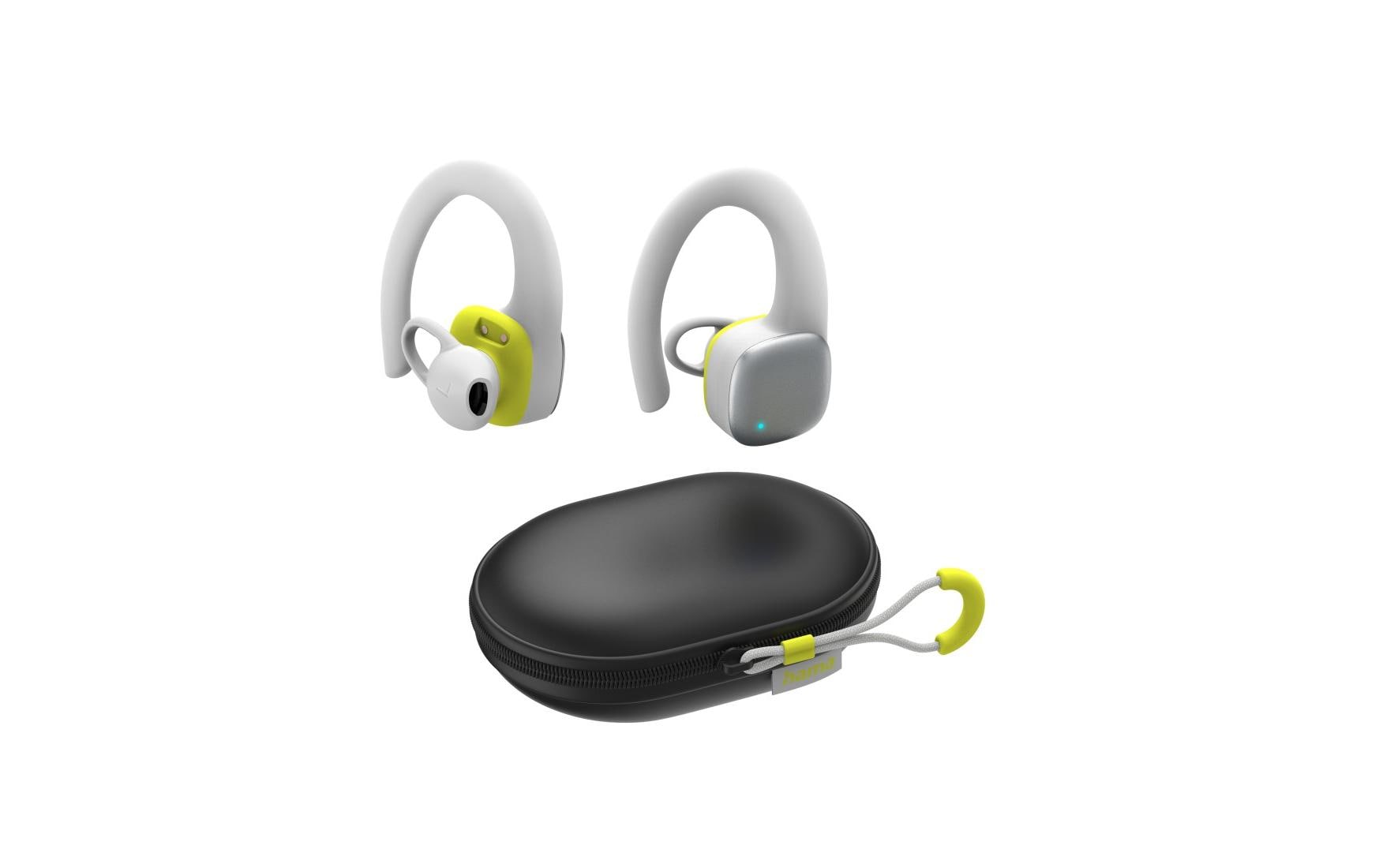 Hama Spirit Athletics True Wireless Ohrbügel Weiss Gelb kaufen Schweiz | Mediatech.ch