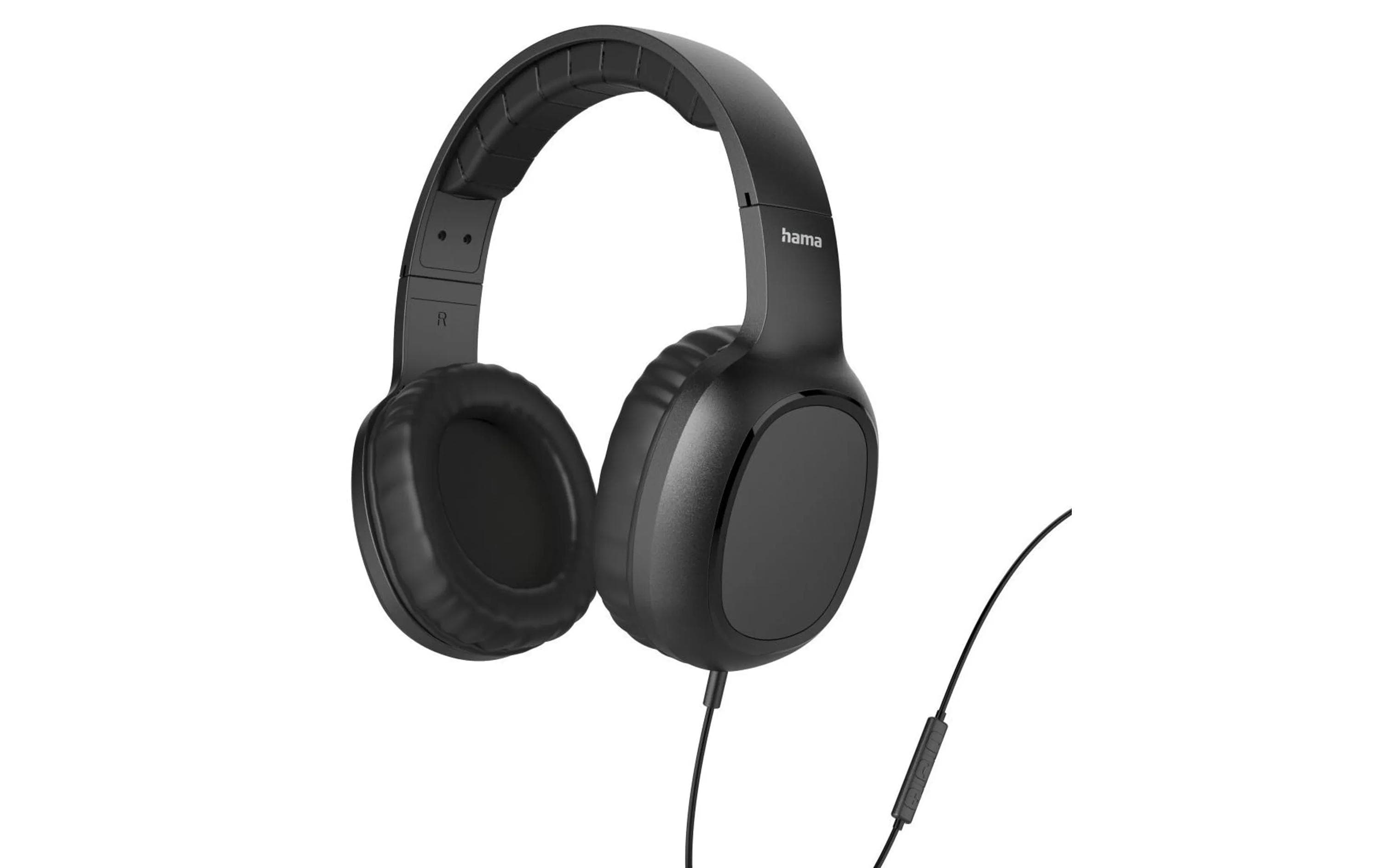 Hama Fun C On-Ear Kopfhörer Mikrofon USB-C Schwarz kaufen Schweiz | Mediatech.ch