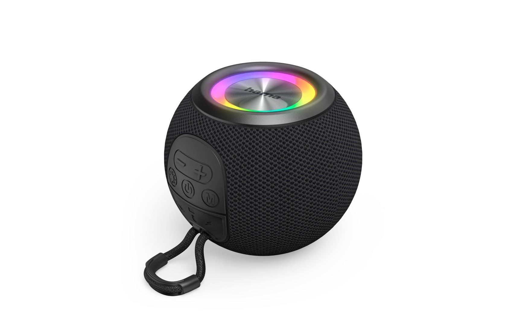 Hama Ball Shape Speaker 5 Licht-Modi 5 W Schwarz kaufen Schweiz | Mediatech.ch