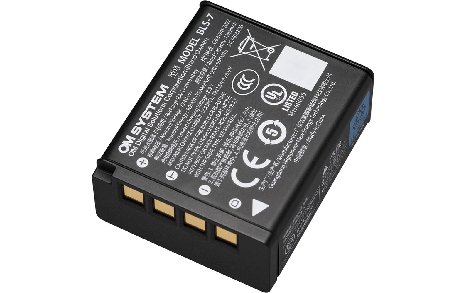 OM-System OM System Li-ion Battery BLS-7 kaufen | Mediatech.ch