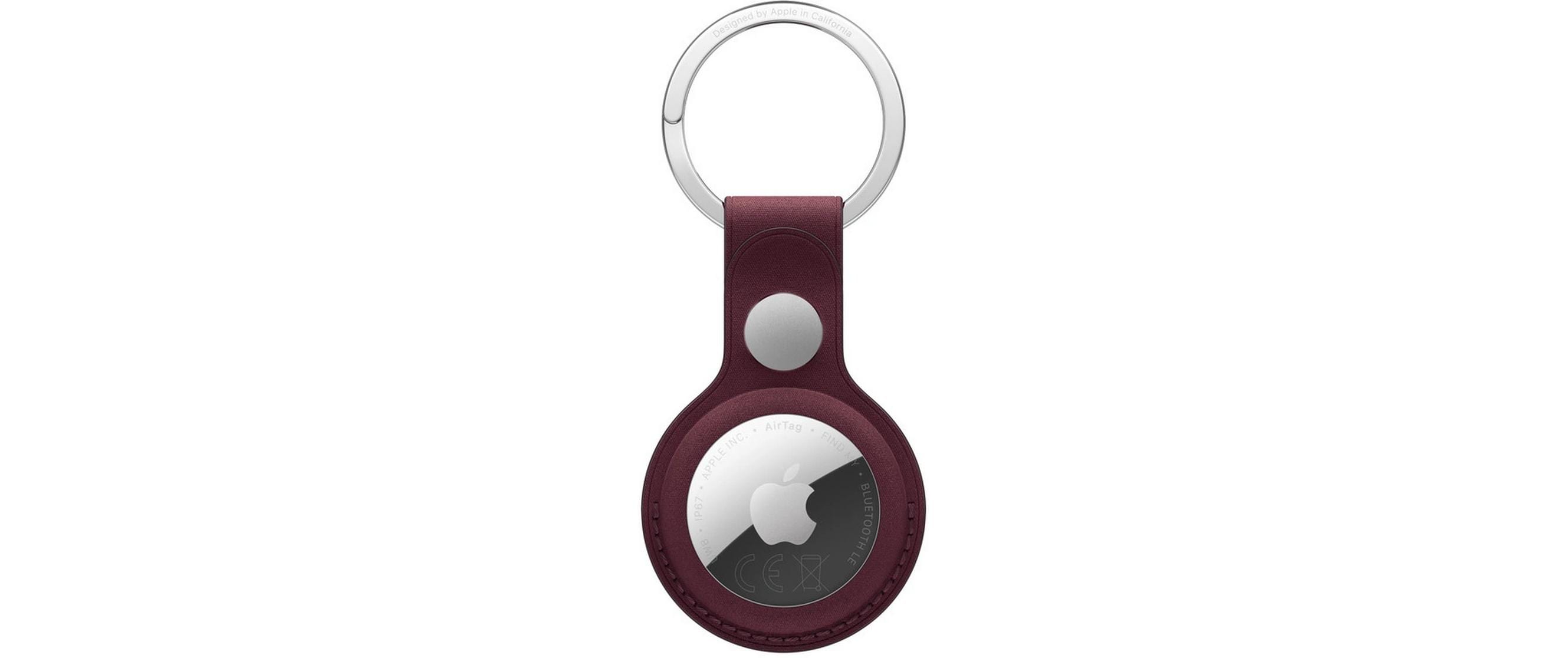 Apple AirTag Fine Woven Key Ring Burgundy kaufen Schweiz | Mediatech.ch