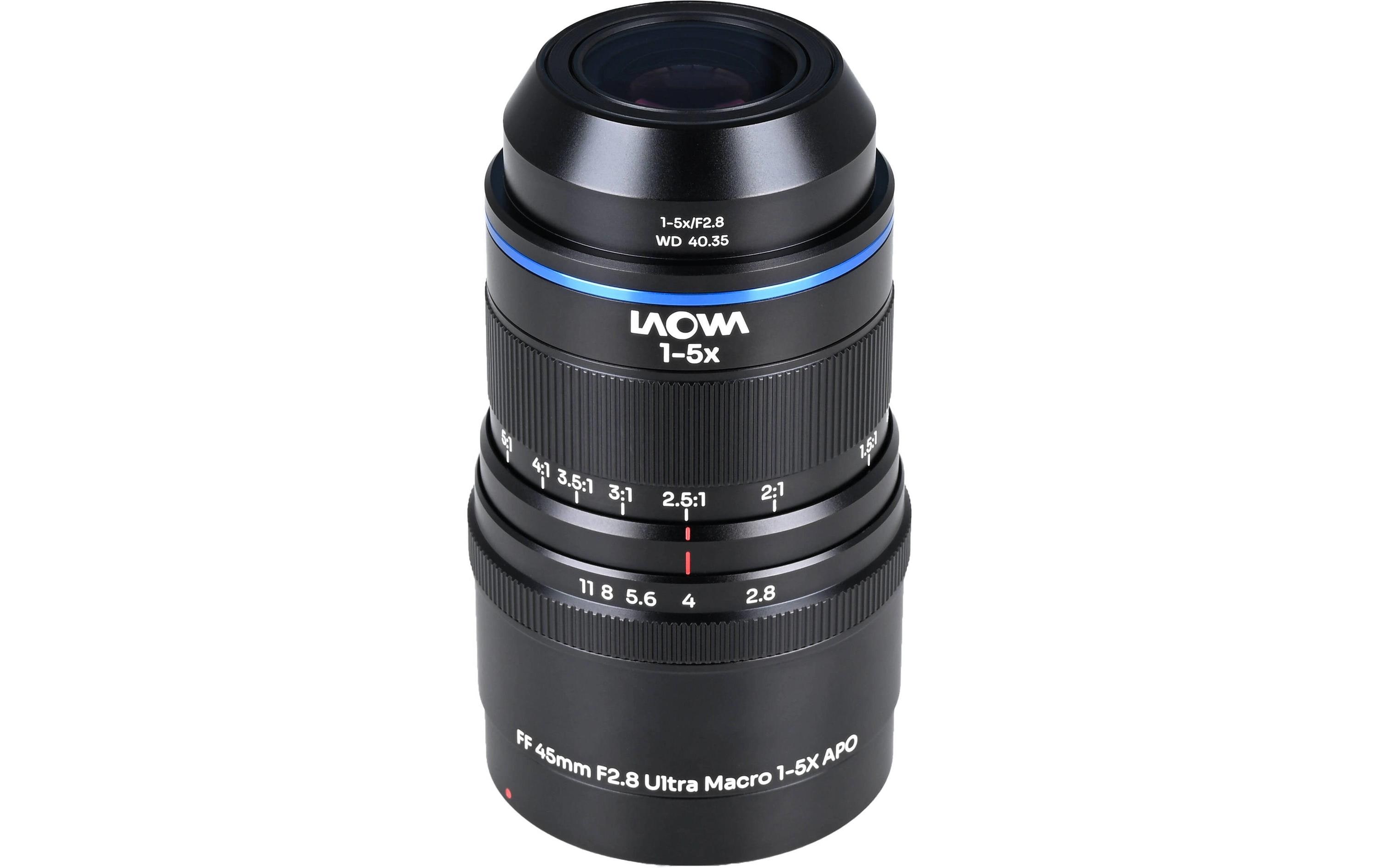 Laowa Aksen 45mm f/2.8 1-5X UMAPO Ultra Macro APO Canon EF kaufen Schweiz | Mediatech.ch