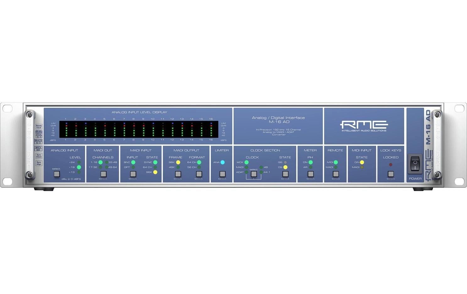 RME M-16 AD 16-Kanal Analog-zu-MADI/ADAT-Konverter kaufen Schweiz | Mediatech.ch