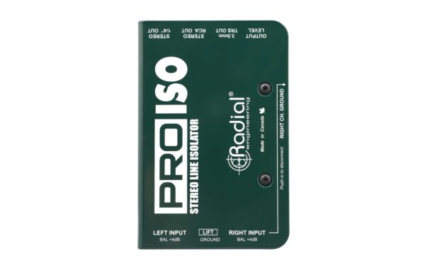 Radial Engineering Pro-ISO Stereo Line Isolator