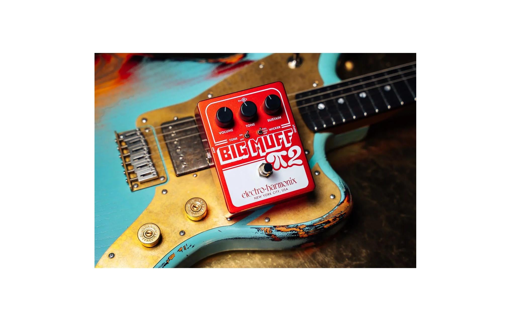 2248547_3 - Mediatech Electro-Harmonix Big Muff Pi with Tone Dual Op-Amp Fuzz Distortion Sustainer