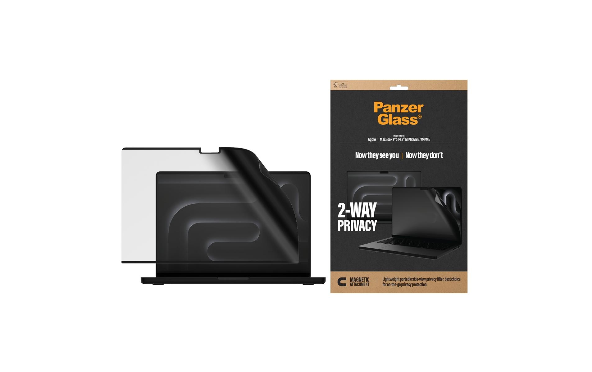 2249288_1 - Mediatech PANZERGLASS Magnetic 2-Way Privacy MacBook Pro 14.2 M1/M2/M3/M4/M5