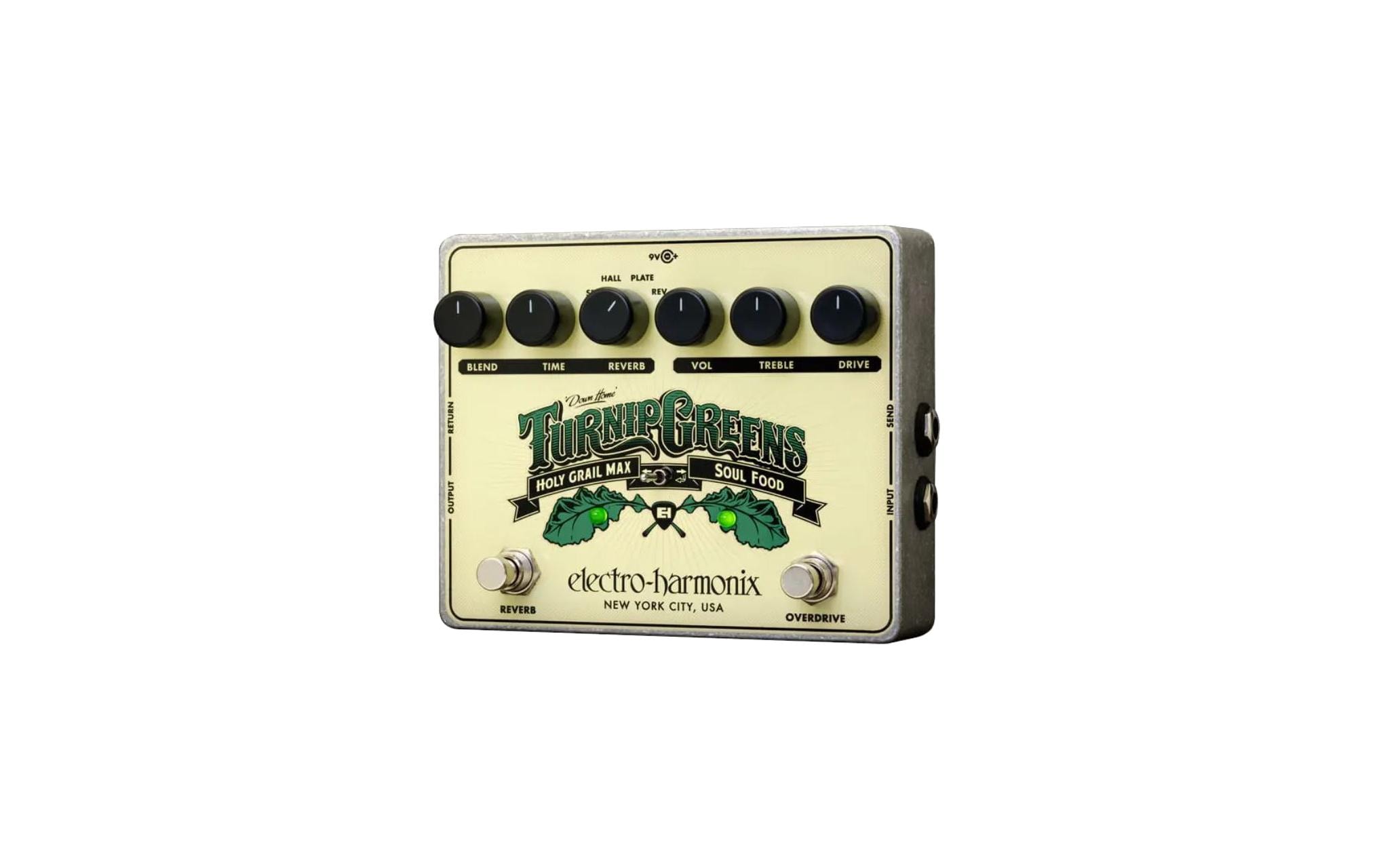 Electro-Harmonix Turnip Greens Overdrive / Reverb Multi-Effektpedal kaufen Schweiz | Mediatech.ch