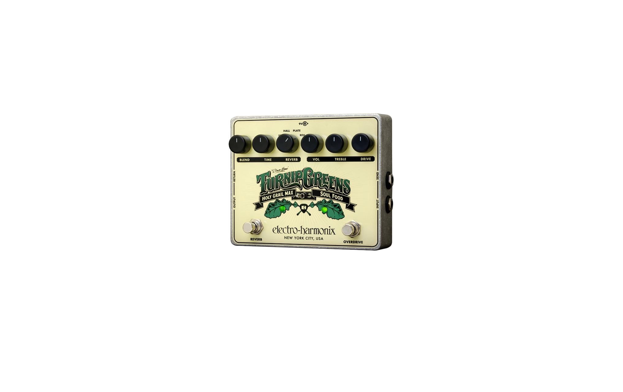 2249539_1 - Mediatech Electro-Harmonix Turnip Greens Overdrive / Reverb Multi-Effektpedal