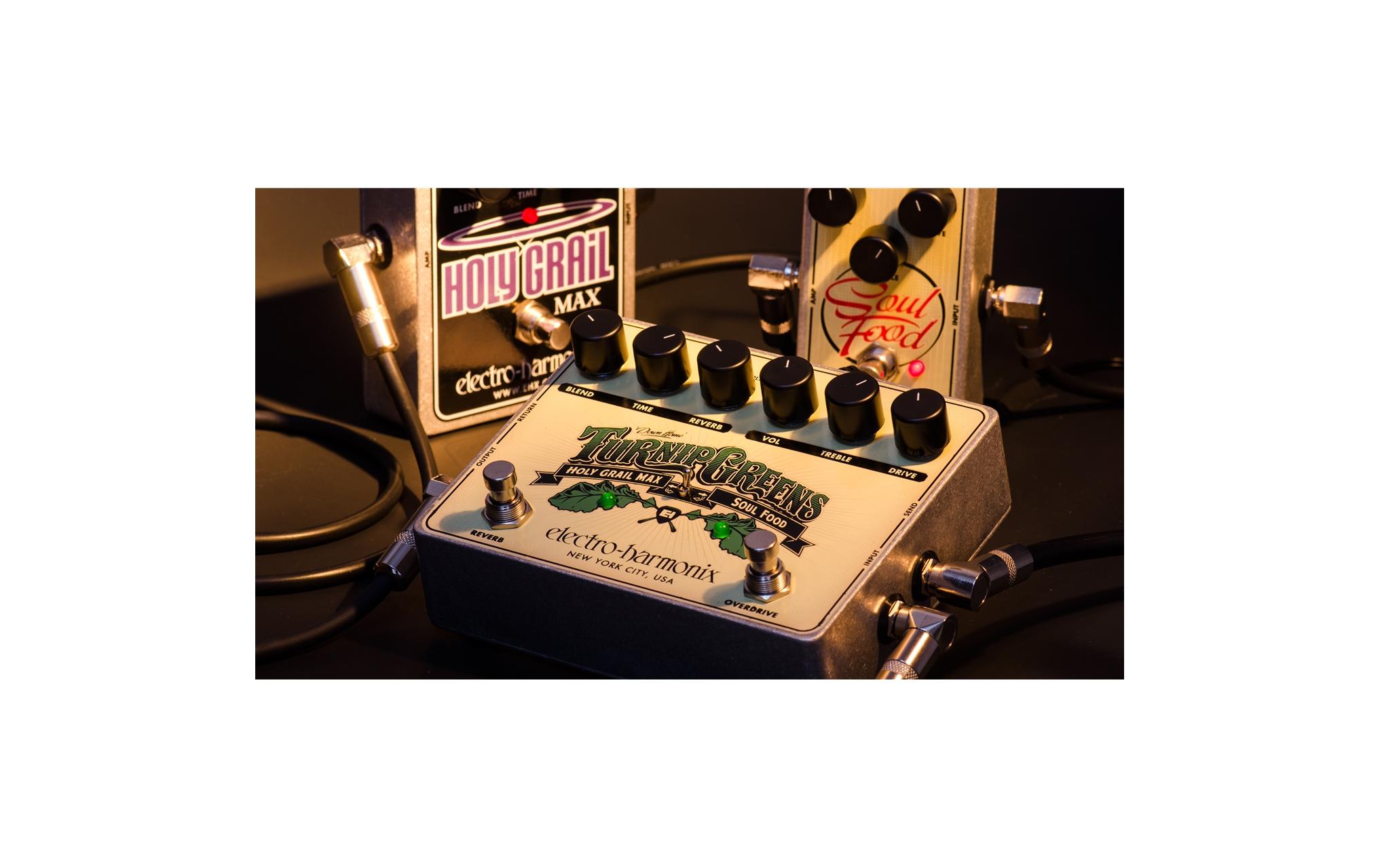 2249539_2 - Mediatech Electro-Harmonix Turnip Greens Overdrive / Reverb Multi-Effektpedal