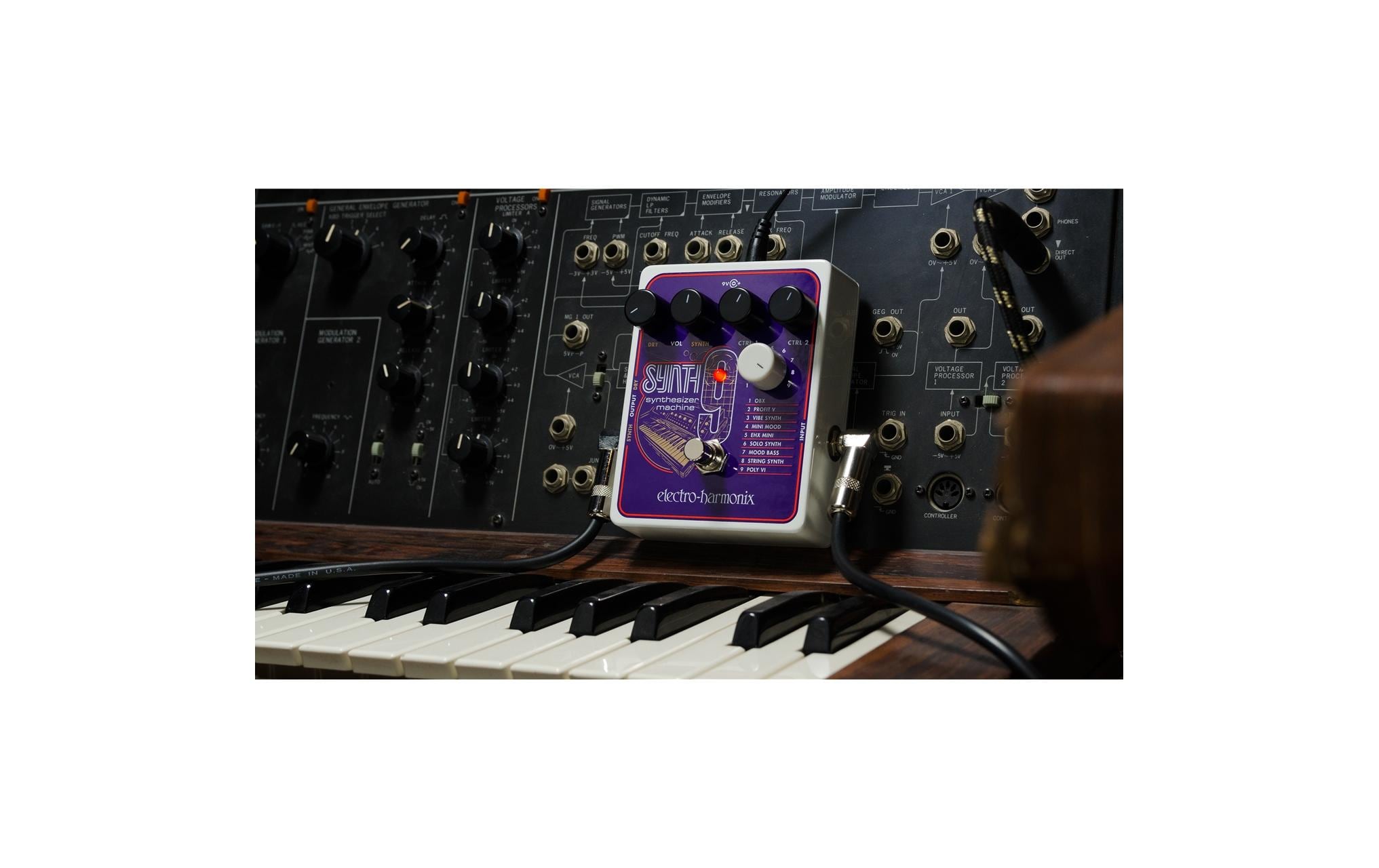 2249544_8 - Mediatech Electro-Harmonix SYNTH9 Synthesizer Machine Digital Mono