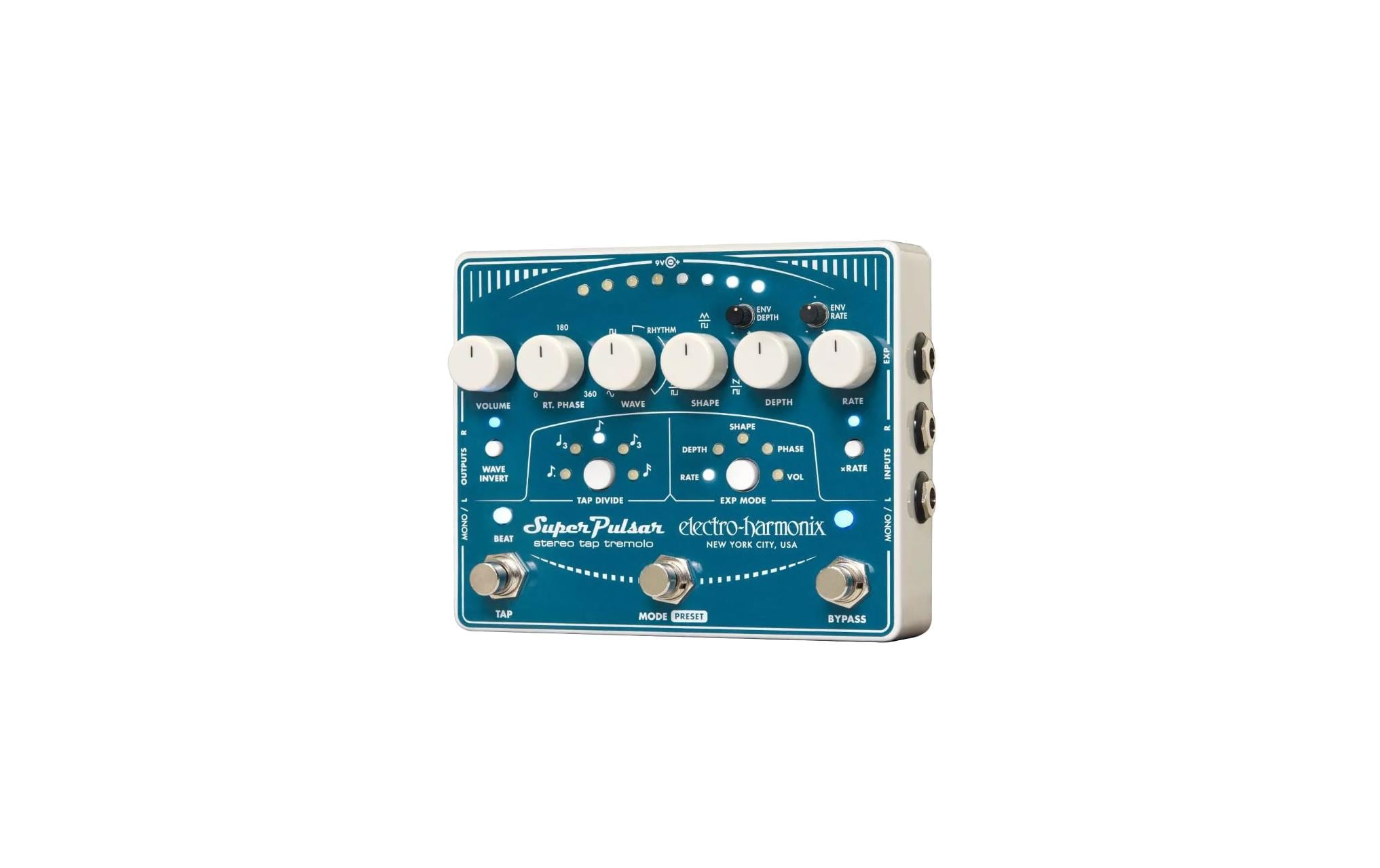 Electro-Harmonix Super Pulsar Stereo Tap Tremolo kaufen Schweiz | Mediatech.ch