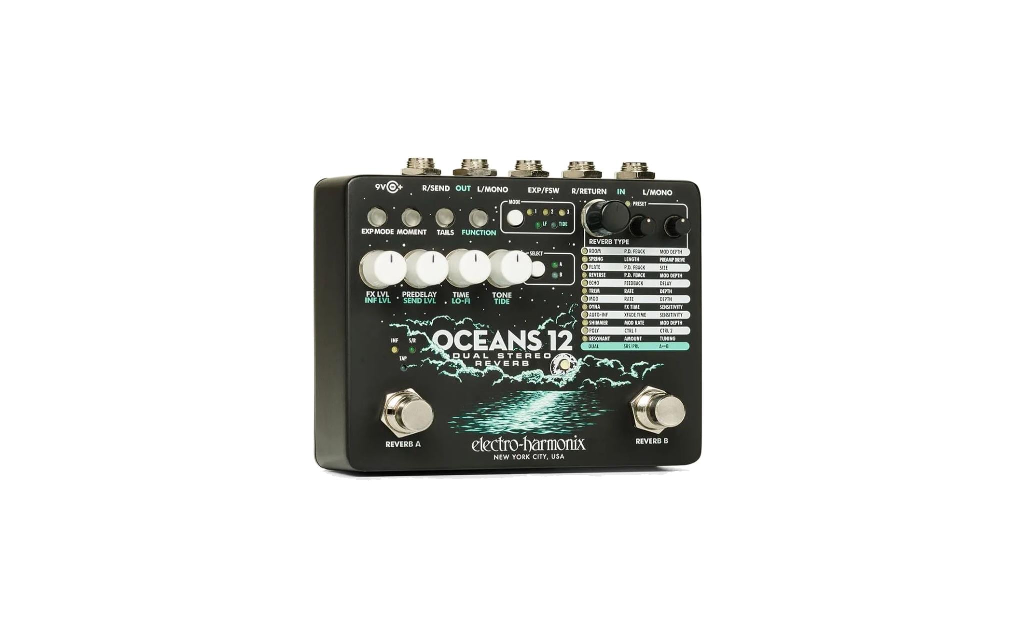 Electro-Harmonix Oceans 12 Dual Stereo Reverb kaufen Schweiz | Mediatech.ch