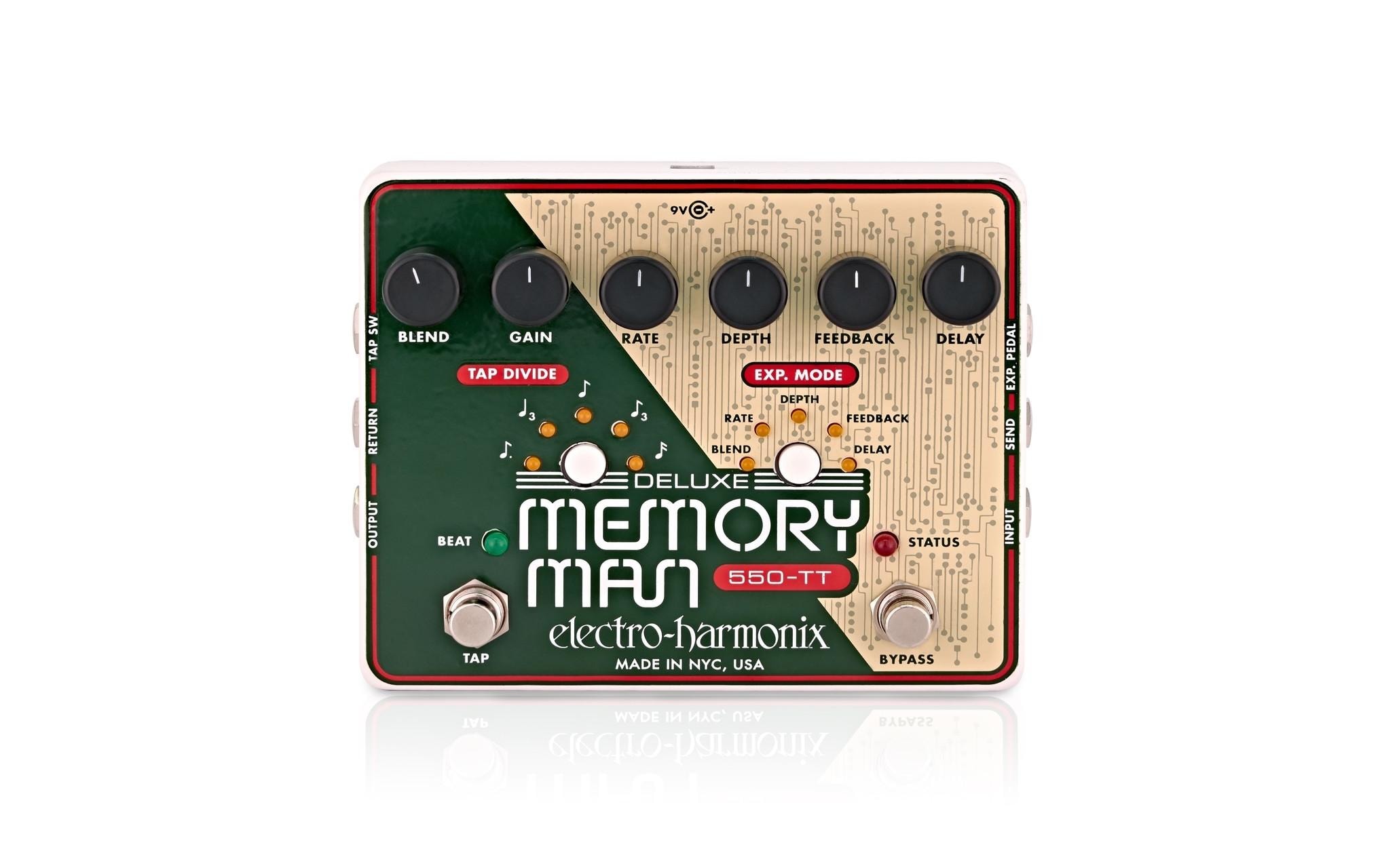 Electro-Harmonix Deluxe Memory Man 550-TT Analoges Delay-Pedal mit Tap Tempo kaufen Schweiz | Mediatech.ch