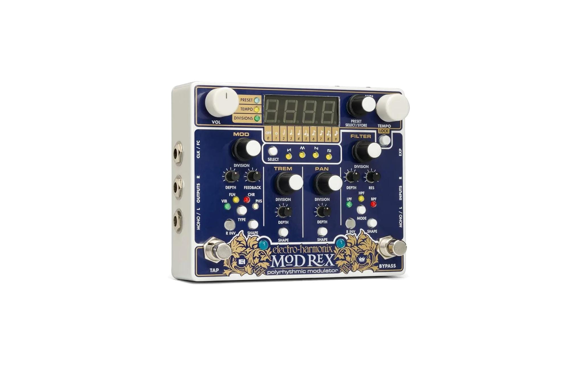 Electro-Harmonix Mod Rex Polyrhythmischer Modulator kaufen Schweiz | Mediatech.ch