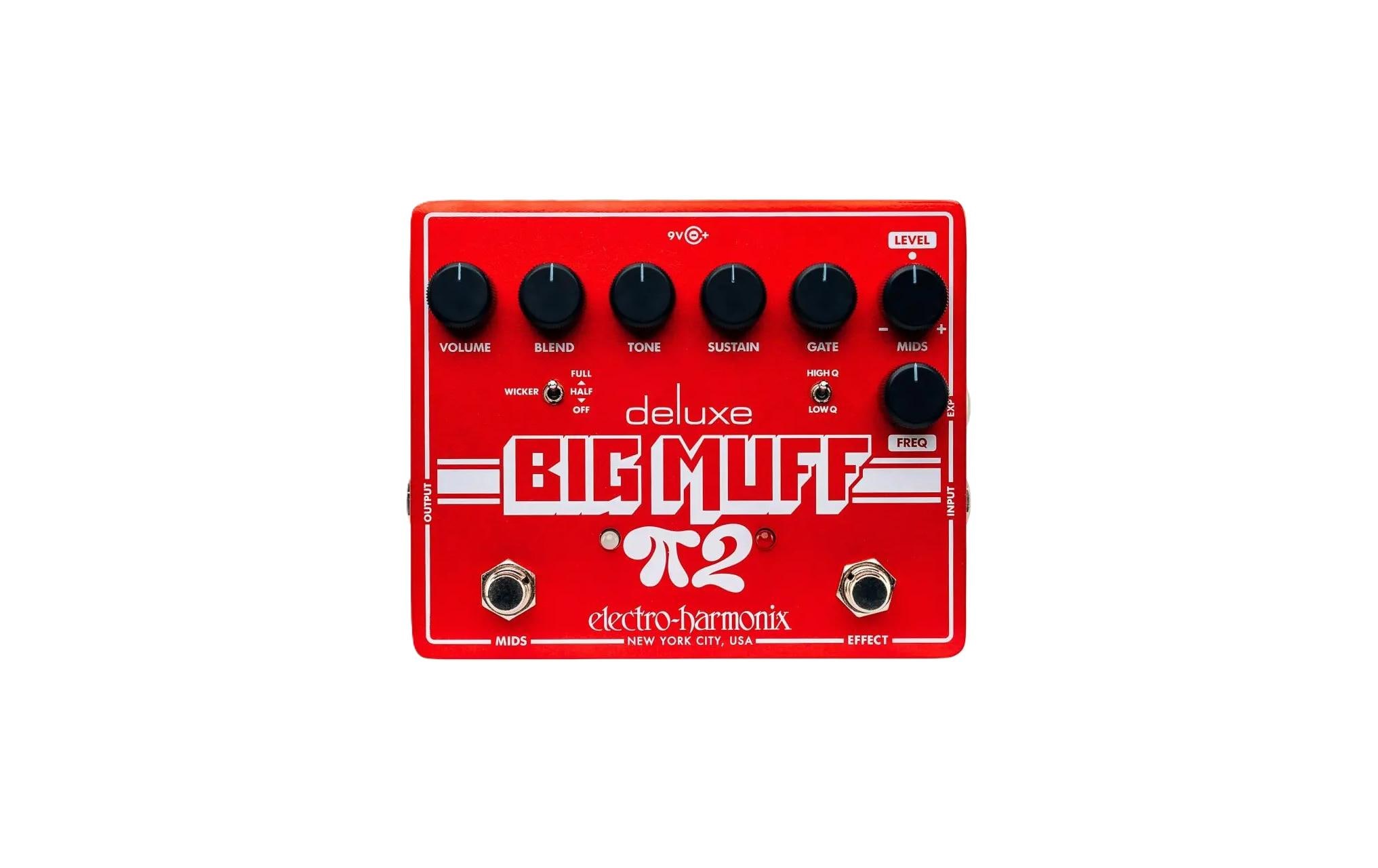 Electro-Harmonix Deluxe Big Muff Pi 2 Dual Op-Amp Fuzz Distortion & Gain Pedal
