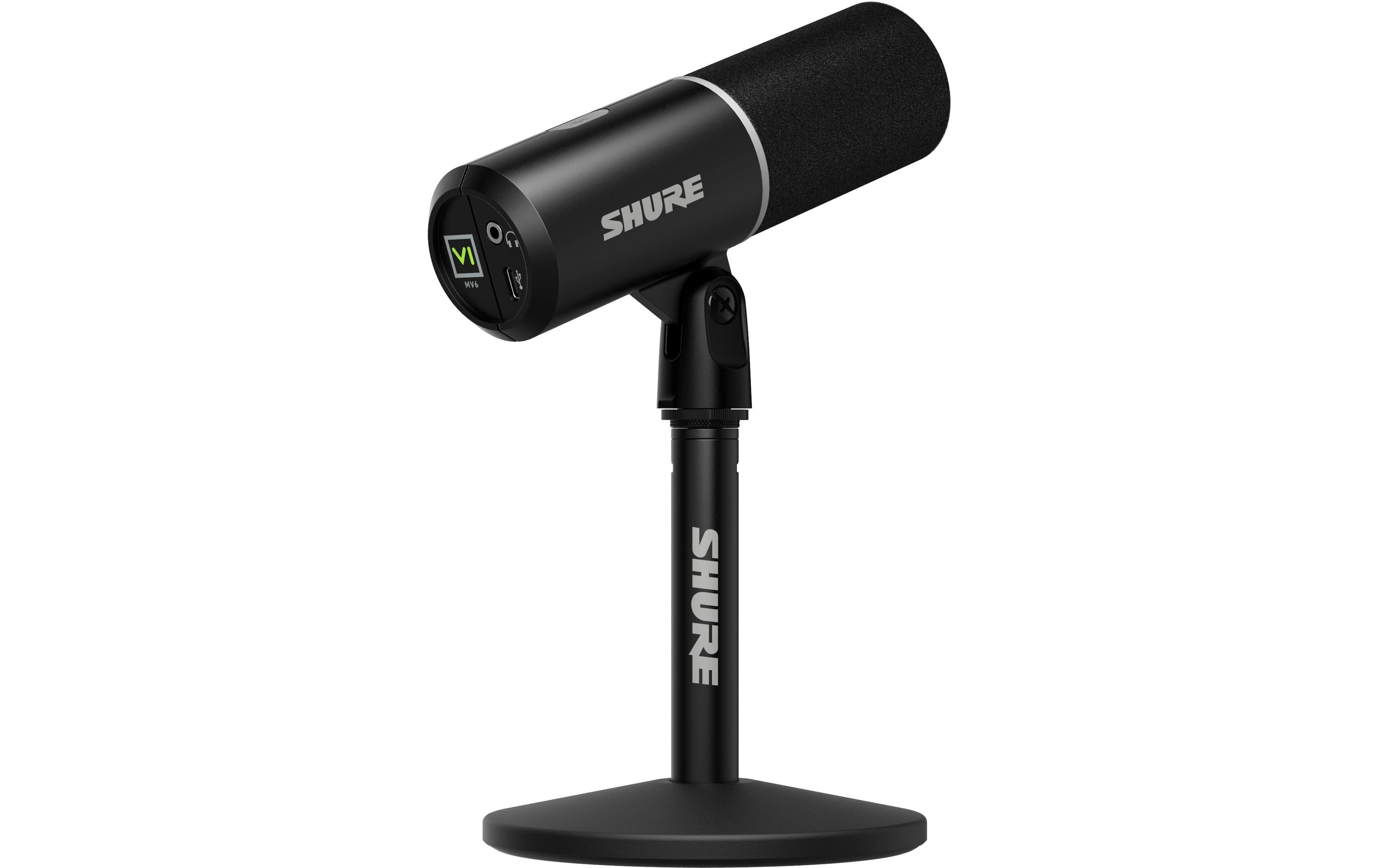 Shure MV6 Gen2 Dynamisches USB-C Gaming-Mikrofon kaufen Schweiz | Mediatech.ch