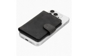VALENTA Card Wallet Leather MagSafe Vintage Black kaufen Schweiz | Mediatech.ch