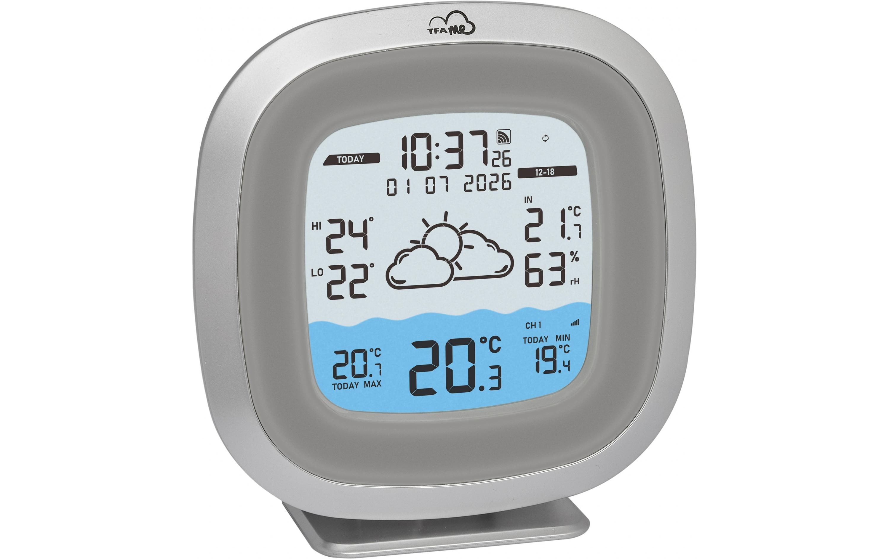 TFA Dostmann TFA Funk-Wetterstation TFA.me ID-09 WLAN Exkl. 3 x 1, 5 V AA, 2x 1, 5V AA kaufen | Mediatech.ch