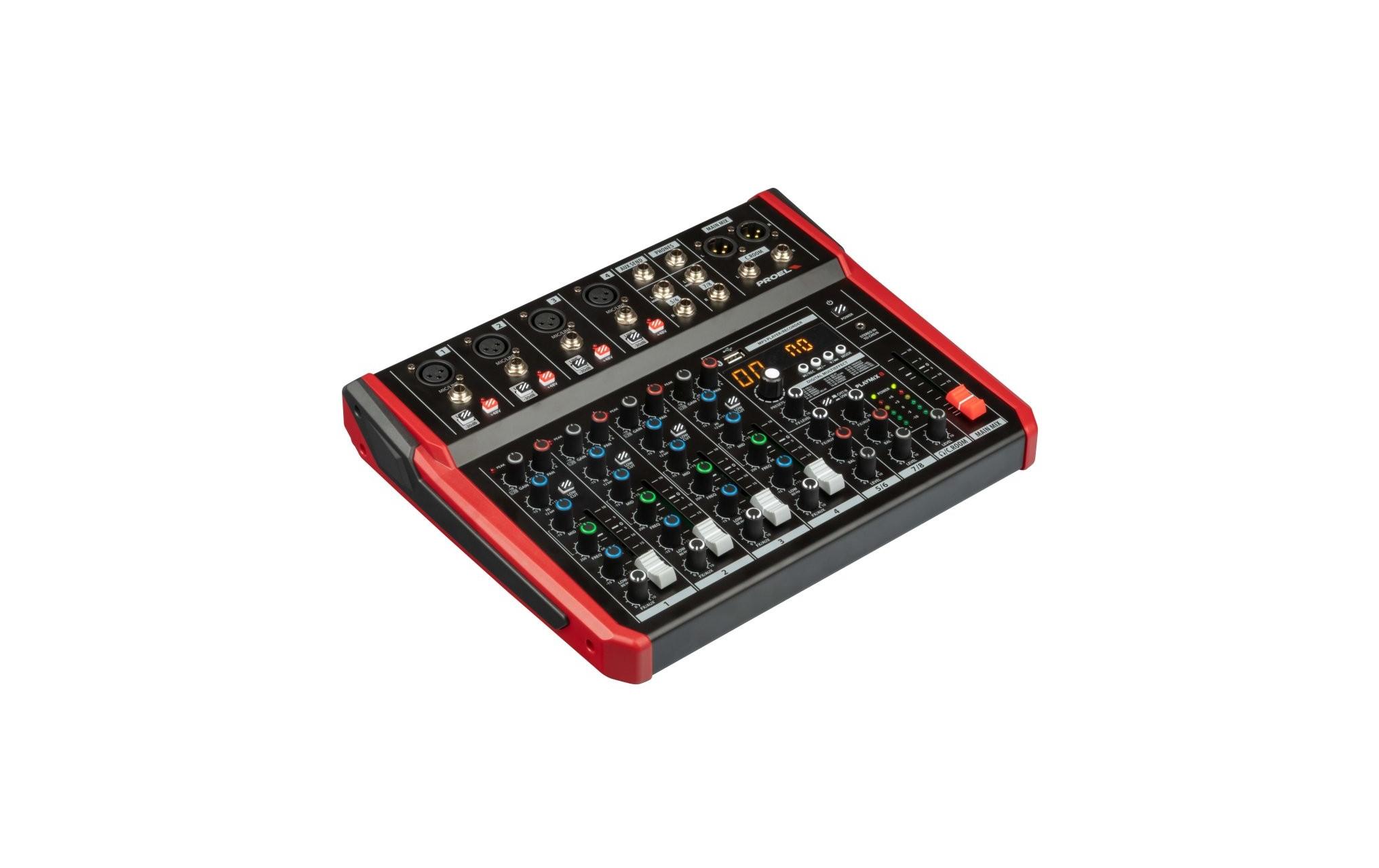 Proel Playmix 8 8-Kanal-Mischer mit DSP und kaufen Schweiz | Mediatech.ch
