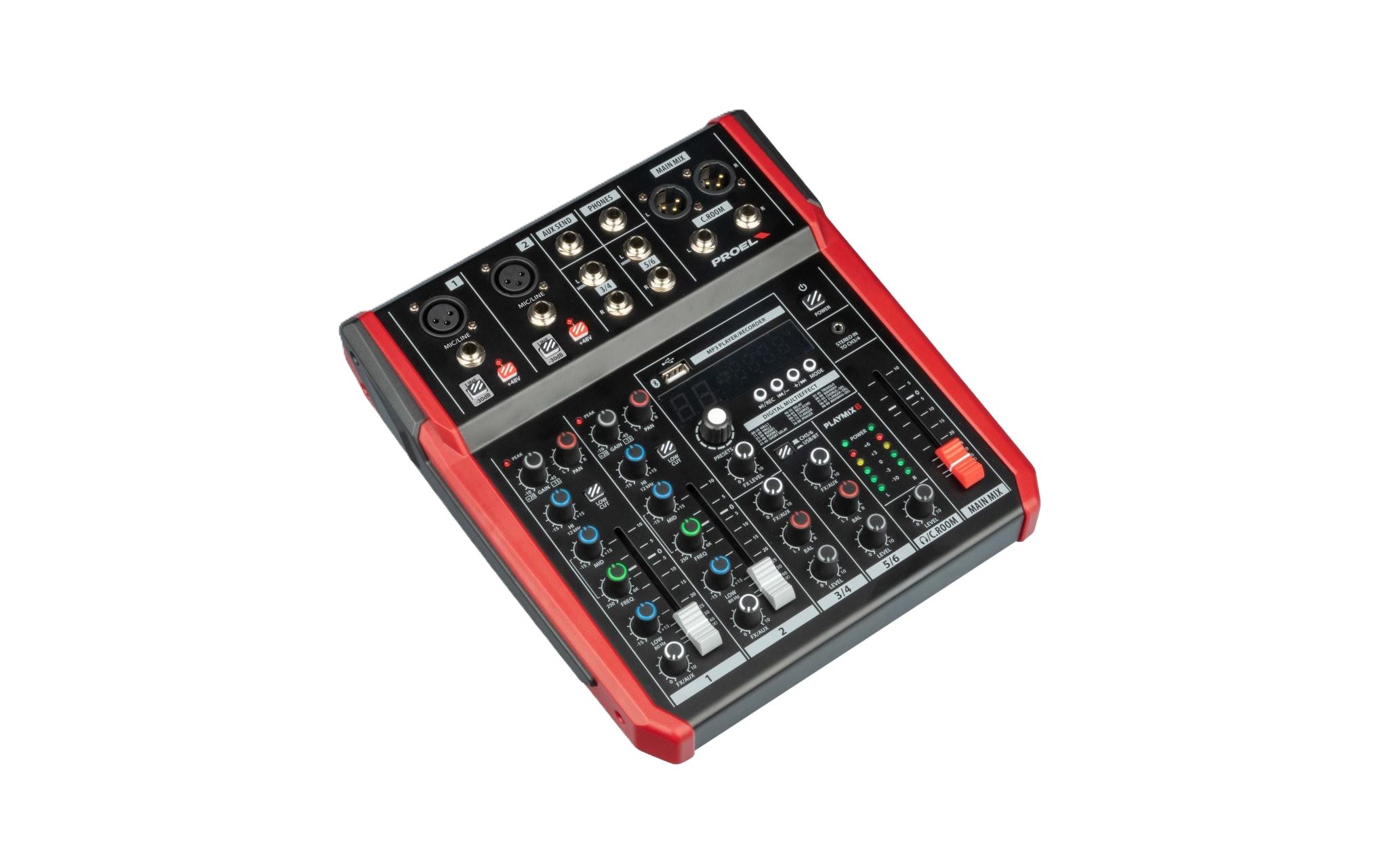 2251681_1 - Mediatech Proel Playmix 6 6-Kanal-Mischer DSP USB BT-Schnittstelle