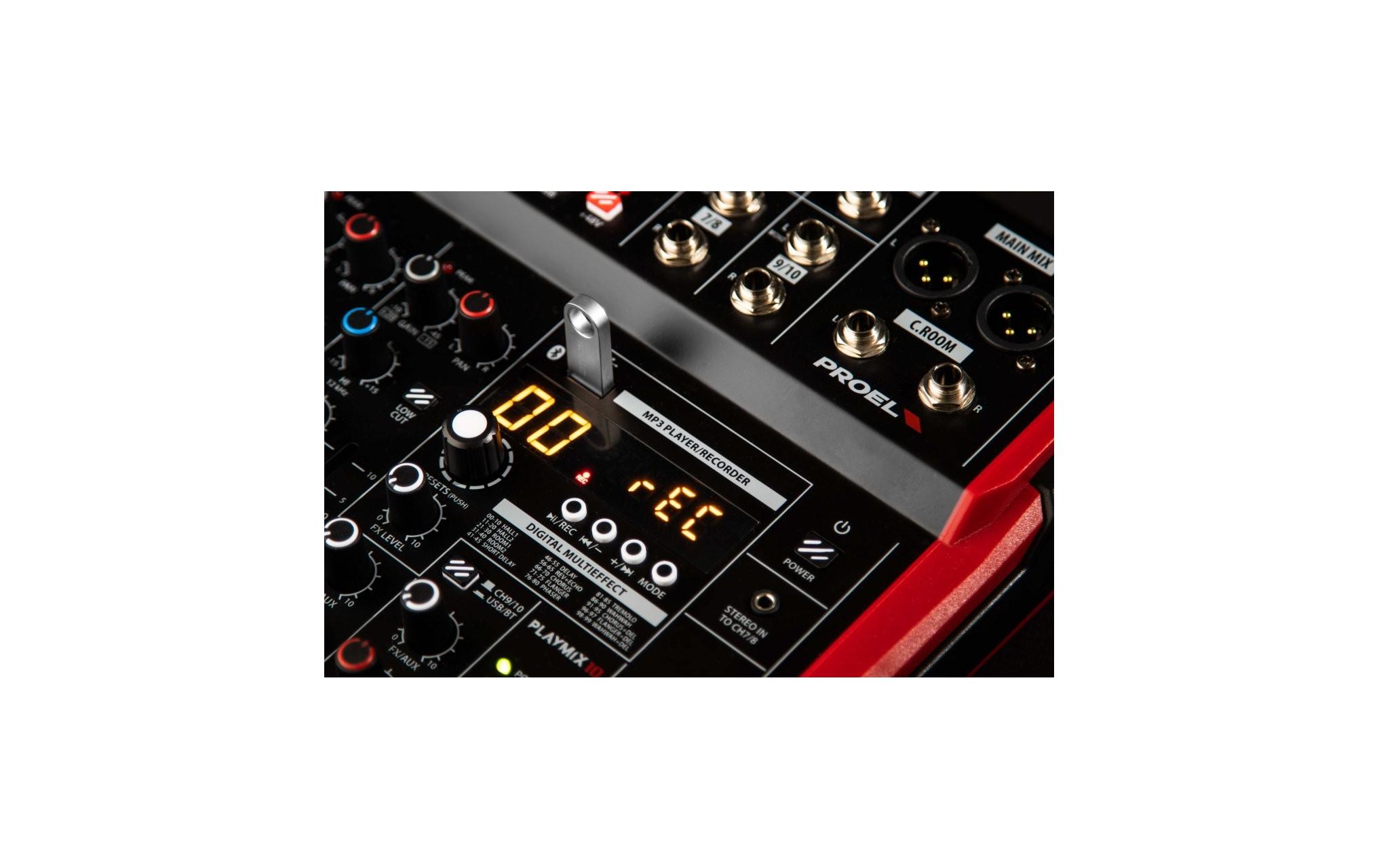 2251681_5 - Mediatech Proel Playmix 6 6-Kanal-Mischer DSP USB BT-Schnittstelle