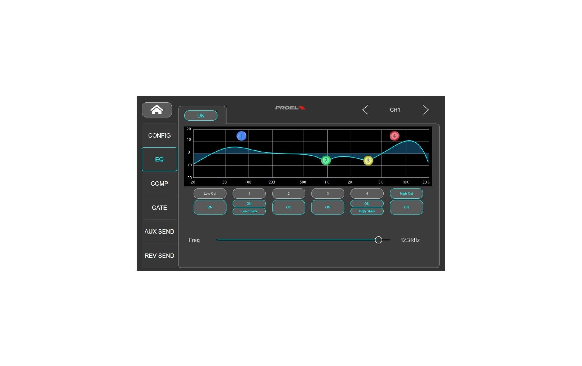 2251685_8 - Mediatech Proel DIGIPAD8 Digital Mixer